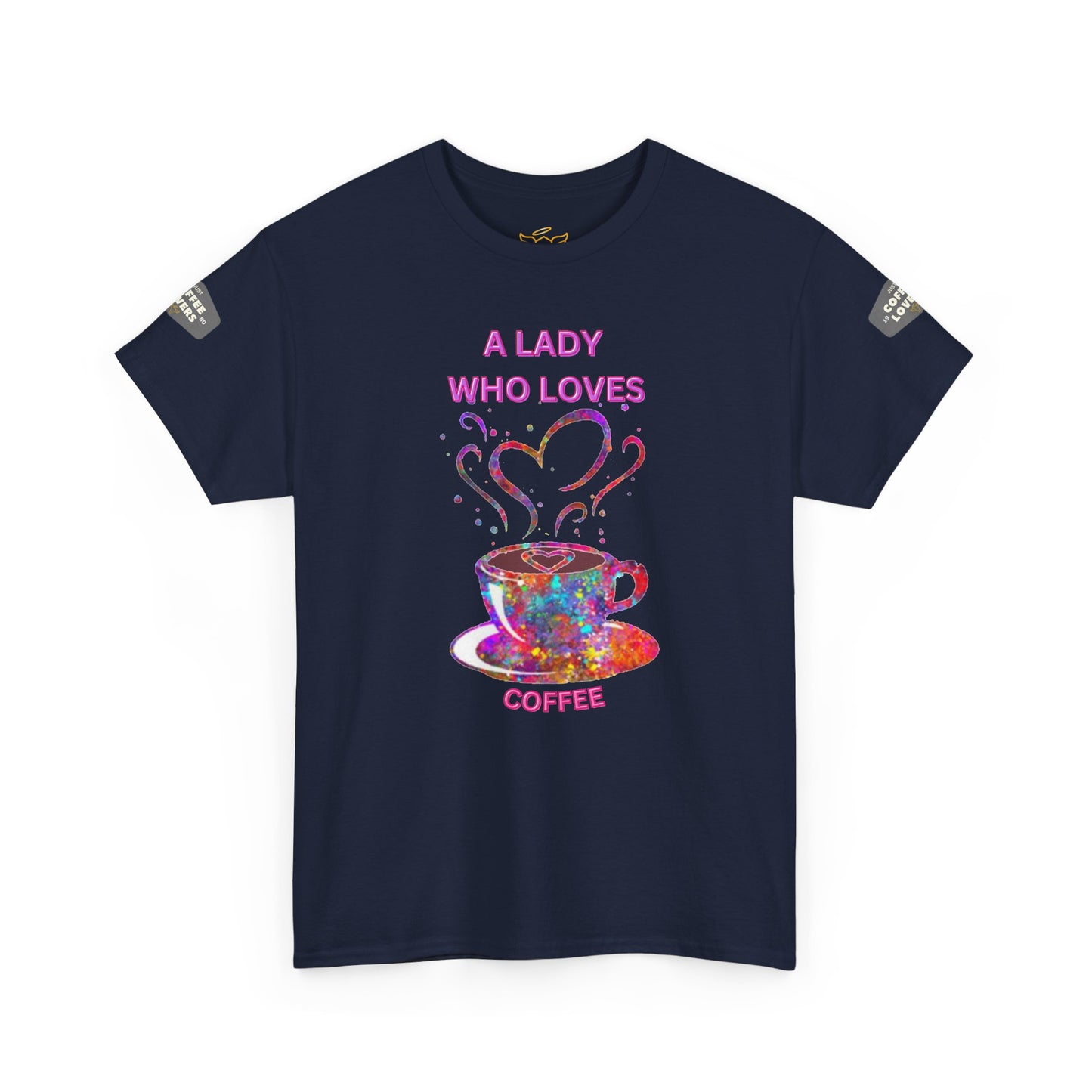 Coffee Lover Cotton Tee - For Women Who Love Coffee
