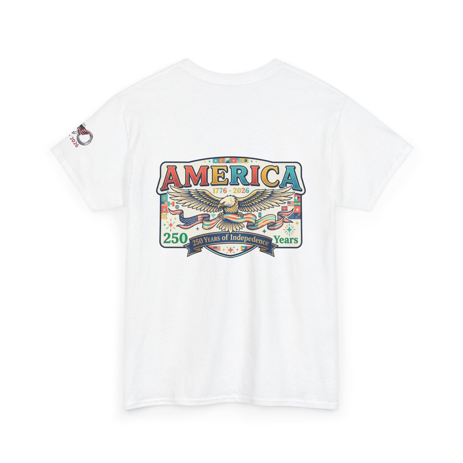 USA 250th ANNIVERSARY Vintage Graphic Tee — 250 Years Patriotic Independence Day Shirt - Trending Novelties & Gifts