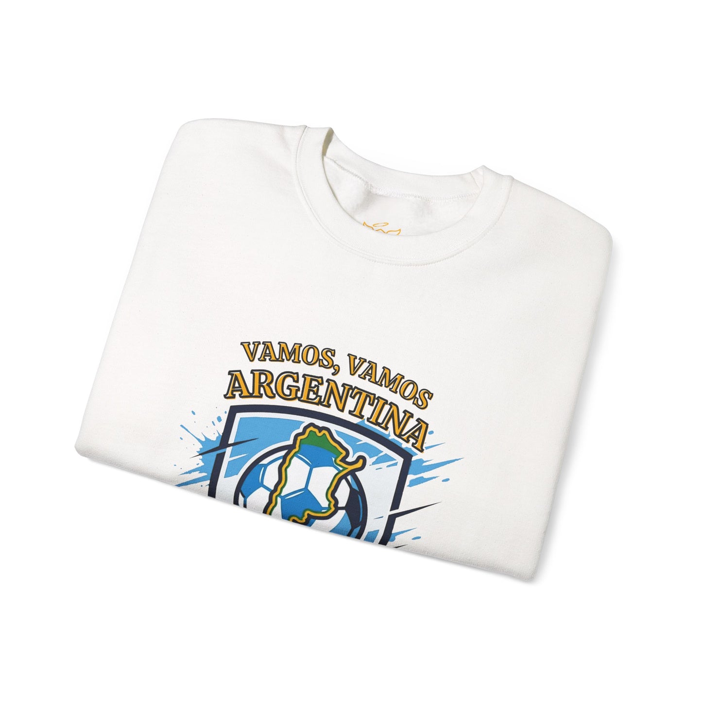 Argentina Soccer Crewneck Sweatshirt – "Vamos, Vamos Argentina" Football Fan Pullover - Trending Novelties & Gifts
