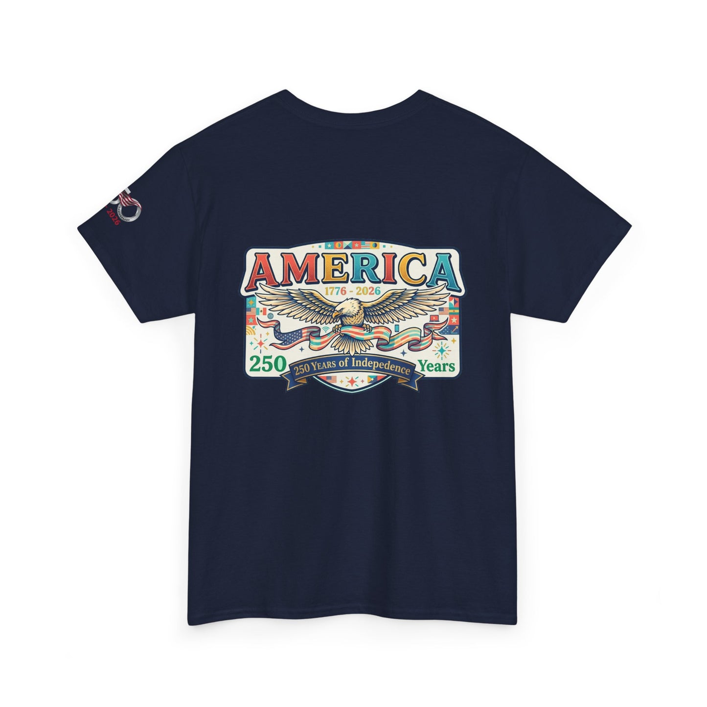 USA 250th ANNIVERSARY Vintage Graphic Tee — 250 Years Patriotic Independence Day Shirt - Trending Novelties & Gifts