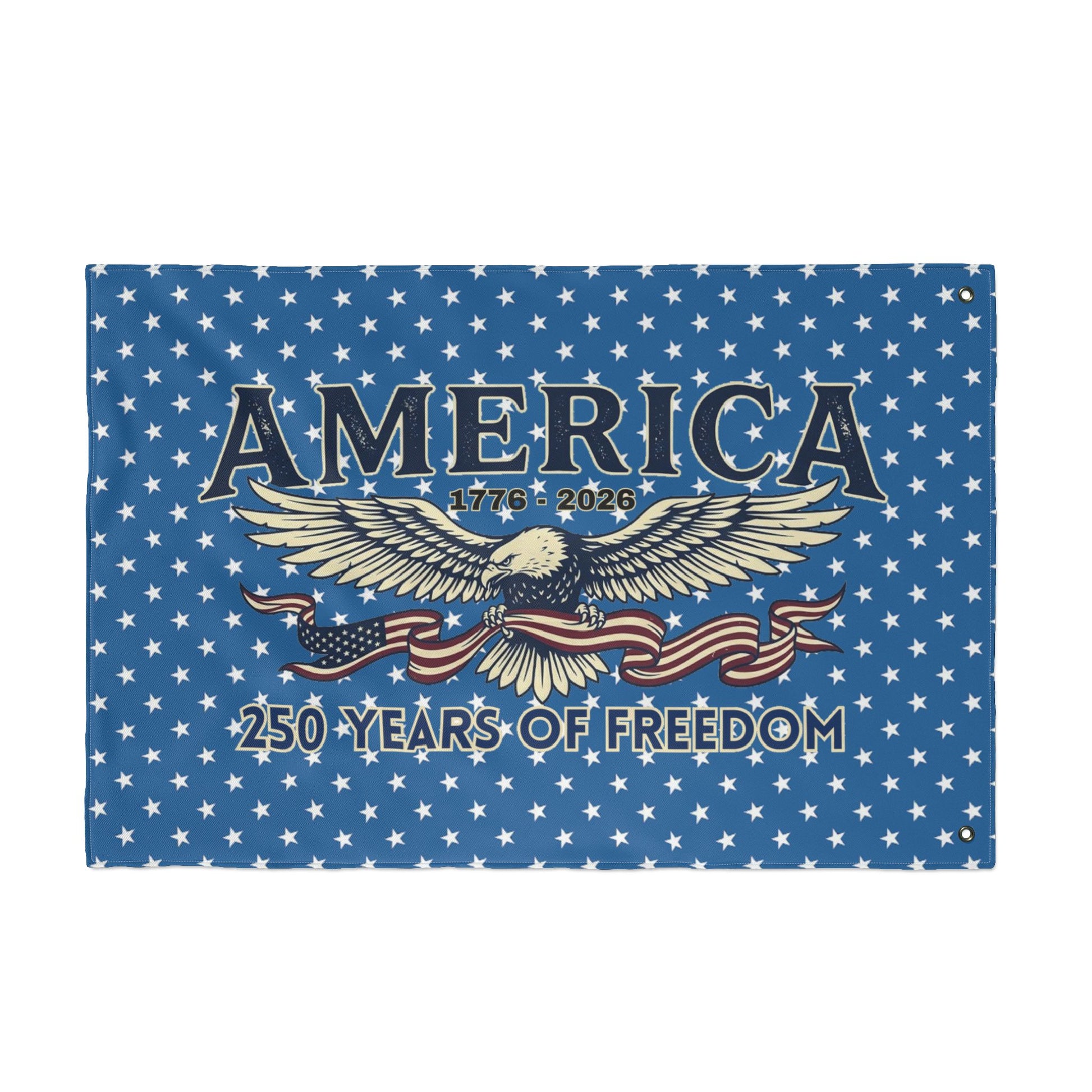 America 250 Years of Freedom Double-Sided Flag with Eagle | USA 250th ANNIVERSARY Double-Sided Flag - Trending Novelties & Gifts