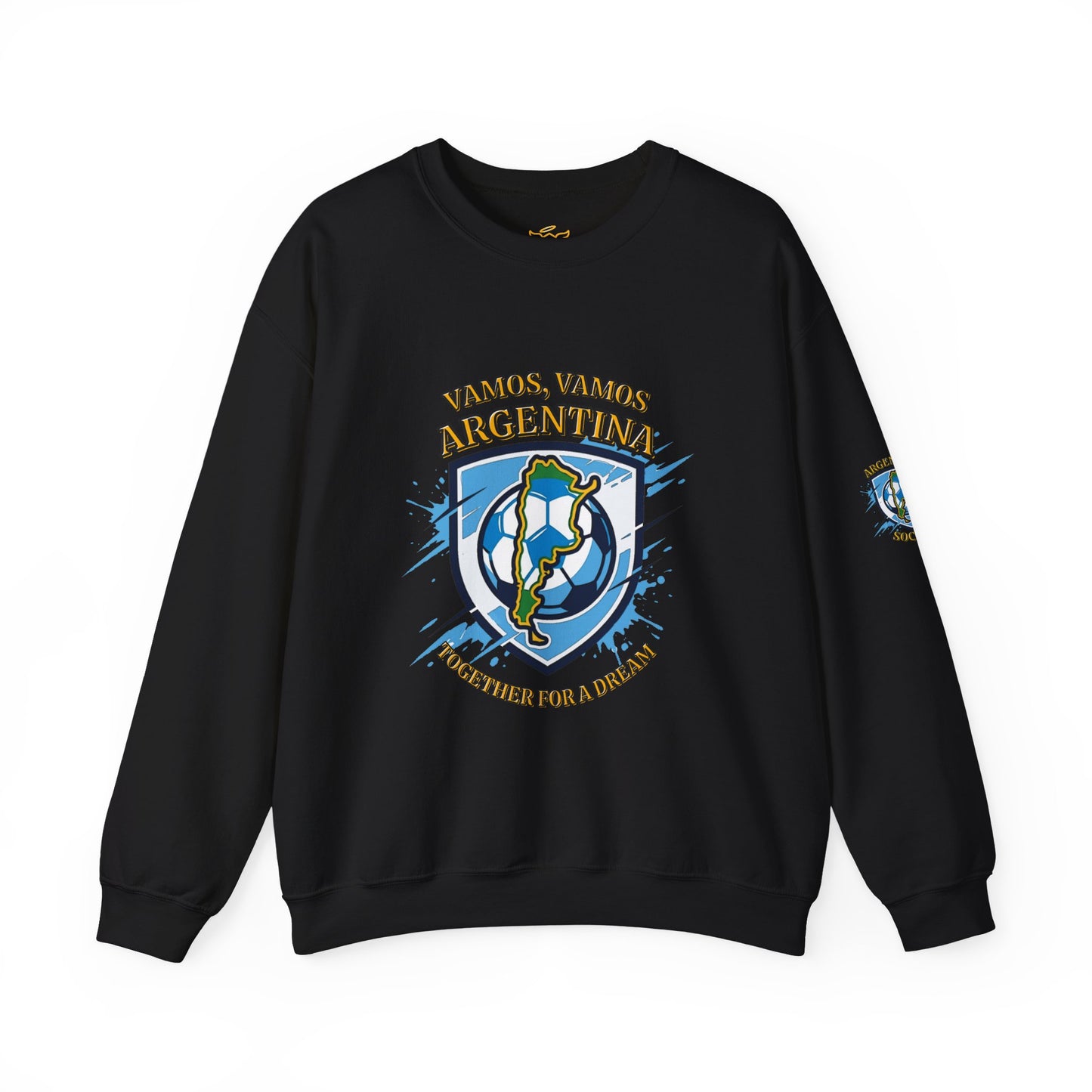 Argentina Soccer Crewneck Sweatshirt – "Vamos, Vamos Argentina" Football Fan Pullover - Trending Novelties & Gifts