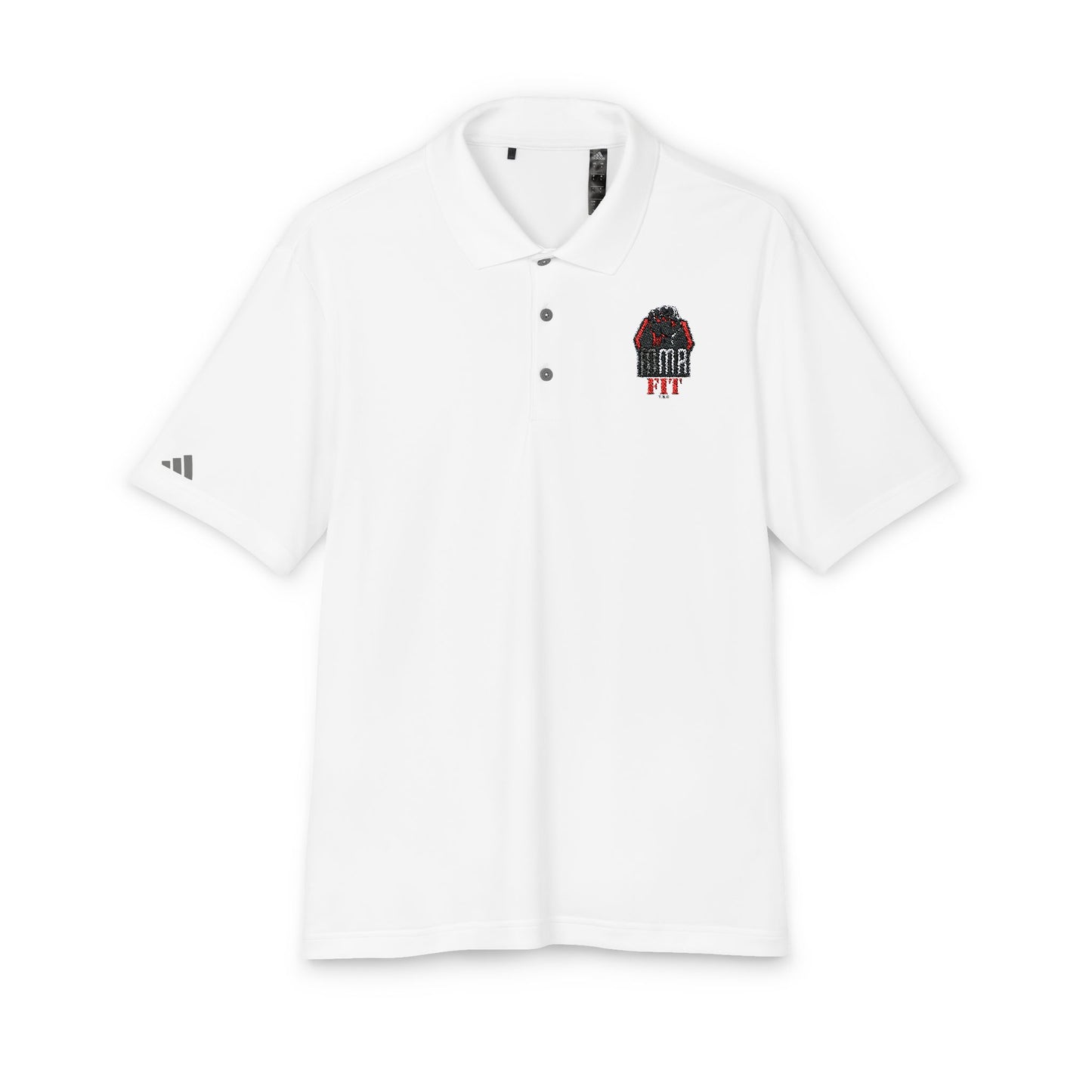 Adidas Sports Polo Shirt Unisex with Embroidered MMA Insignia, Adidas polo shirt, polo shirt MMA logo design,