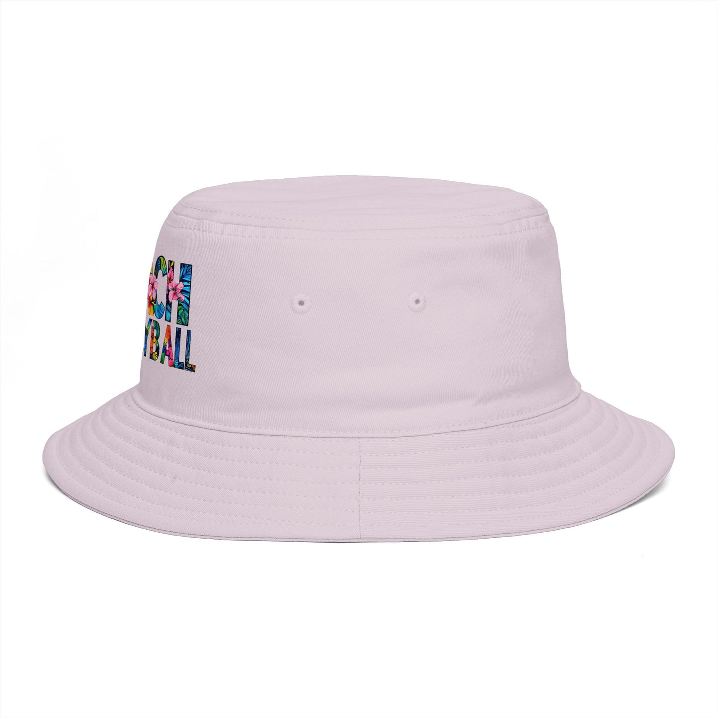 Beach Volleyball Bucket Hat — Floral Graphic Summer Hat for Players & Fans - Trending Novelties & Gifts