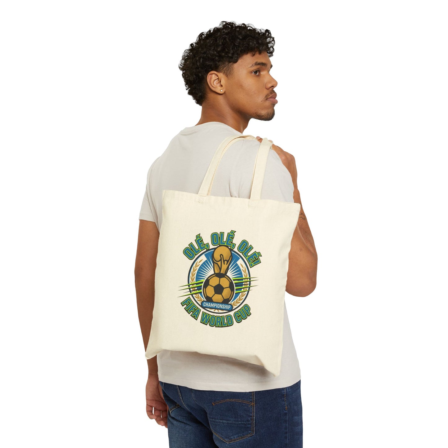 FIFA Fans' Tote Bag — "Ole, Ole, Ole" World Cup Soccer Canvas Tote - Trending Novelties & Gifts