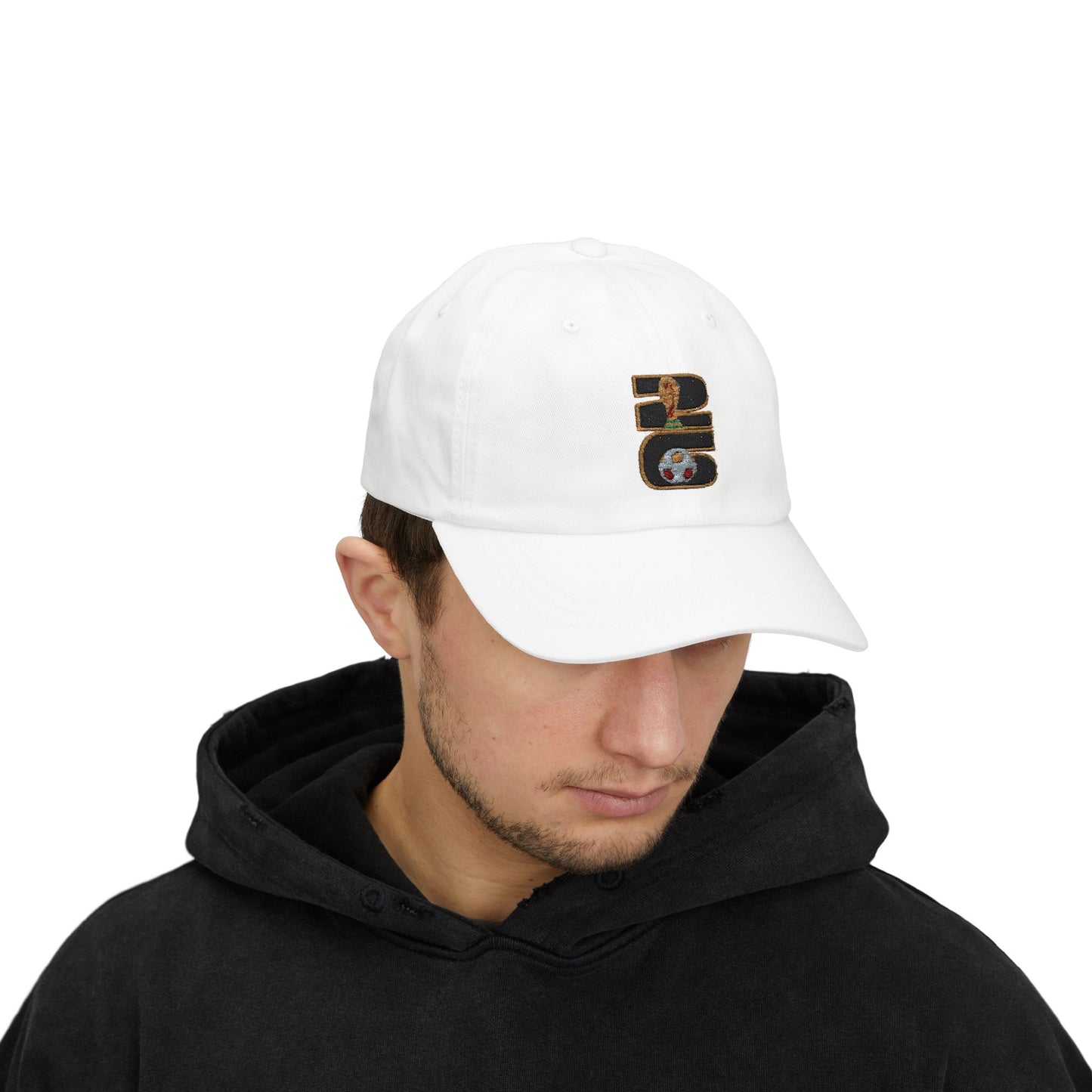 Dad Cap with World Cup Soccer '26 Embroidery —  Adjustable Baseball Hat