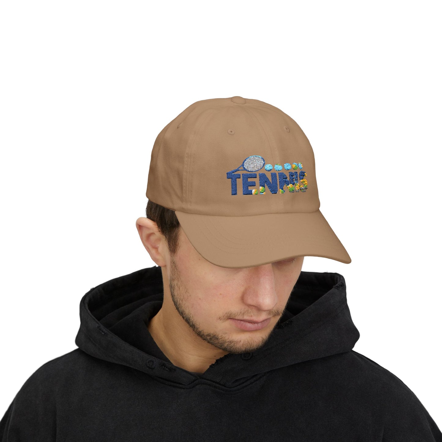 Tennis Creative Graphic Design Cap (Sky Creative1) (EM)