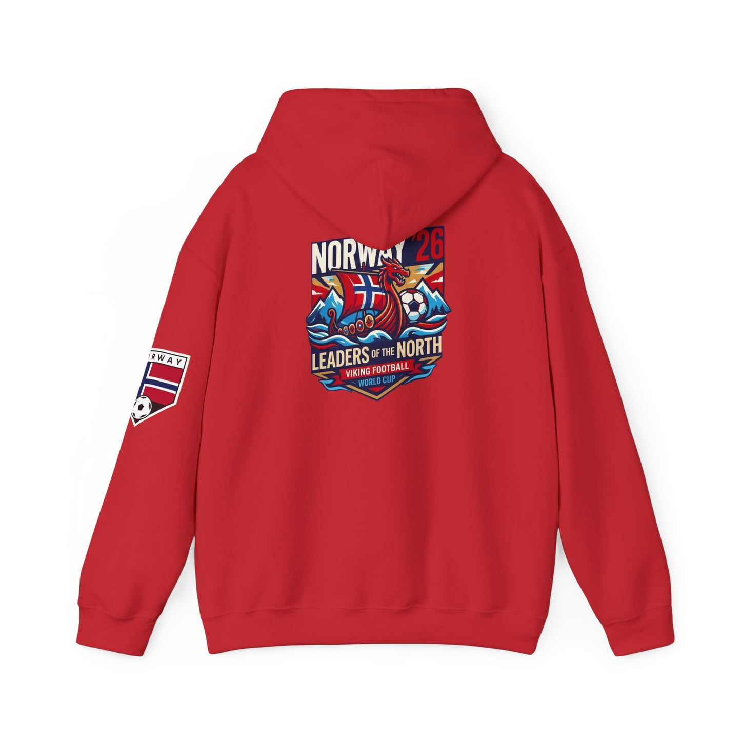 Norway '26 Leaders of the North Hoodie — Norwegian Soccer Fan Pullover