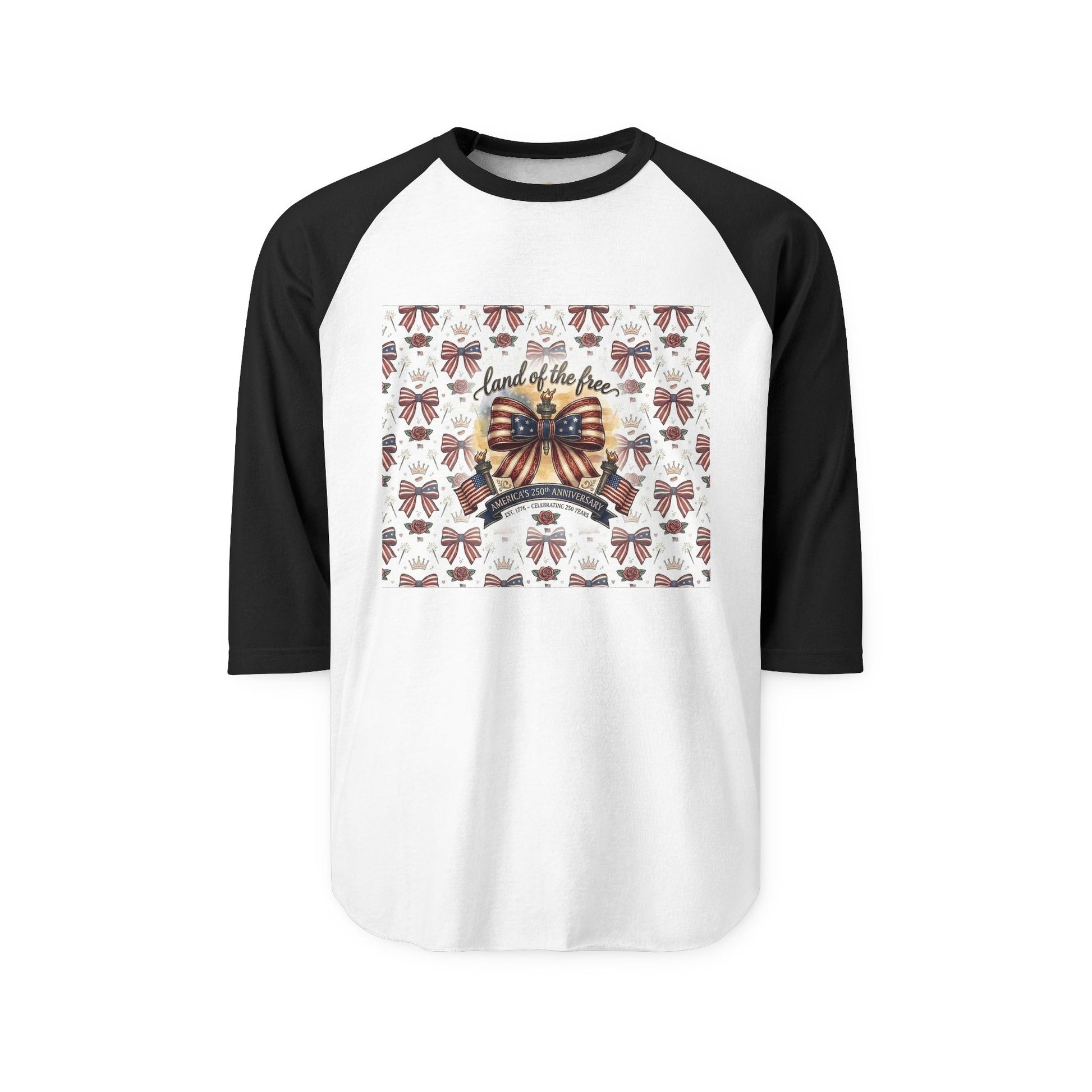 USA 250th Raglan Shirt - USA 250th Anniversary Baseball Tee - Trending Novelties & Gifts