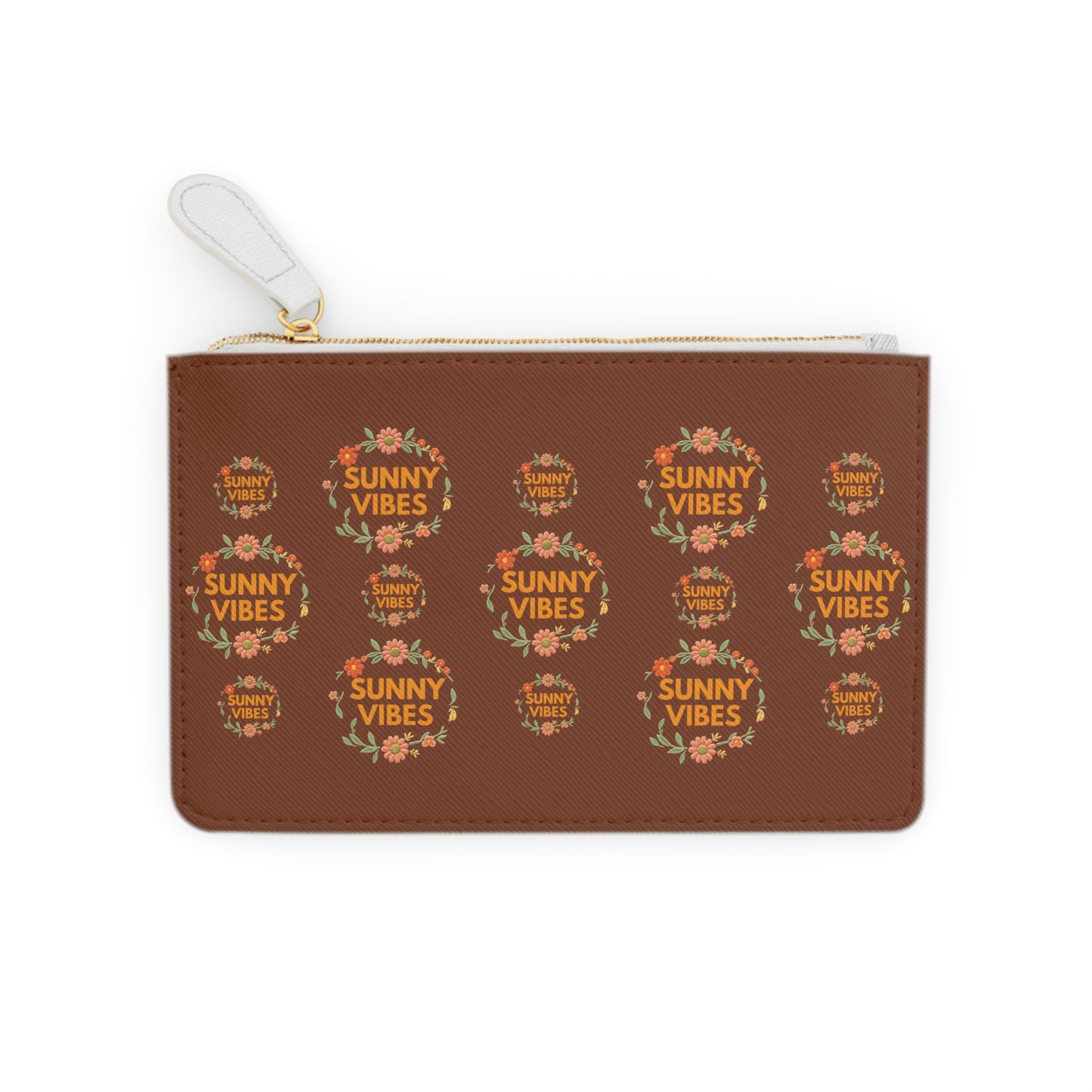 Summer Mini Clutch Bag — Sunny Vibes Floral Zip Pouch - Trending Novelties & Gifts