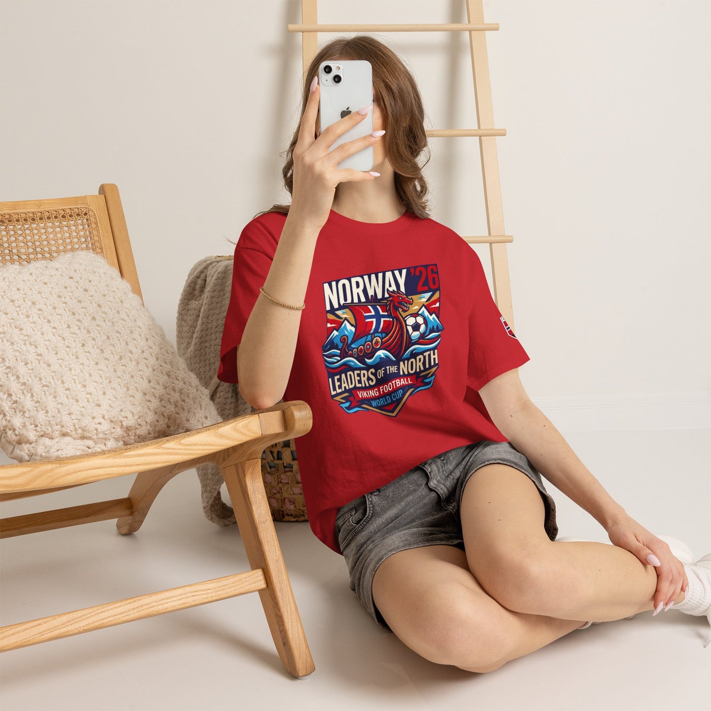 Leaders of the North: Norway '26 Soccer Fan Tee