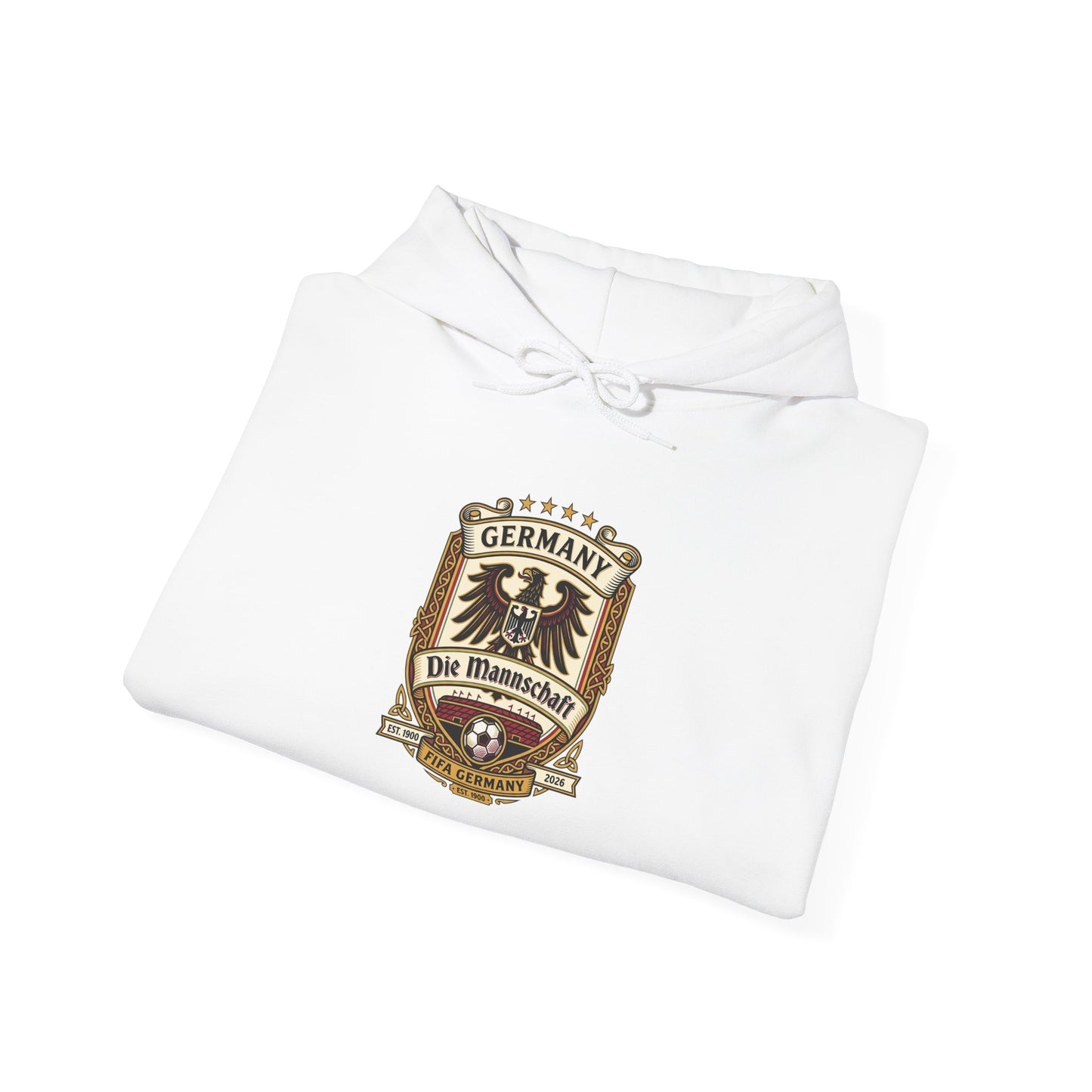 Germany Soccer Die Mannschaft Crest Hoodie – Vintage Germany Soccer Crest Pullover