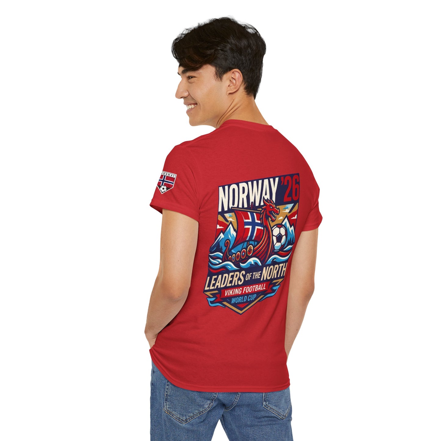 Leaders of the North: Norway '26 Soccer Fan Tee
