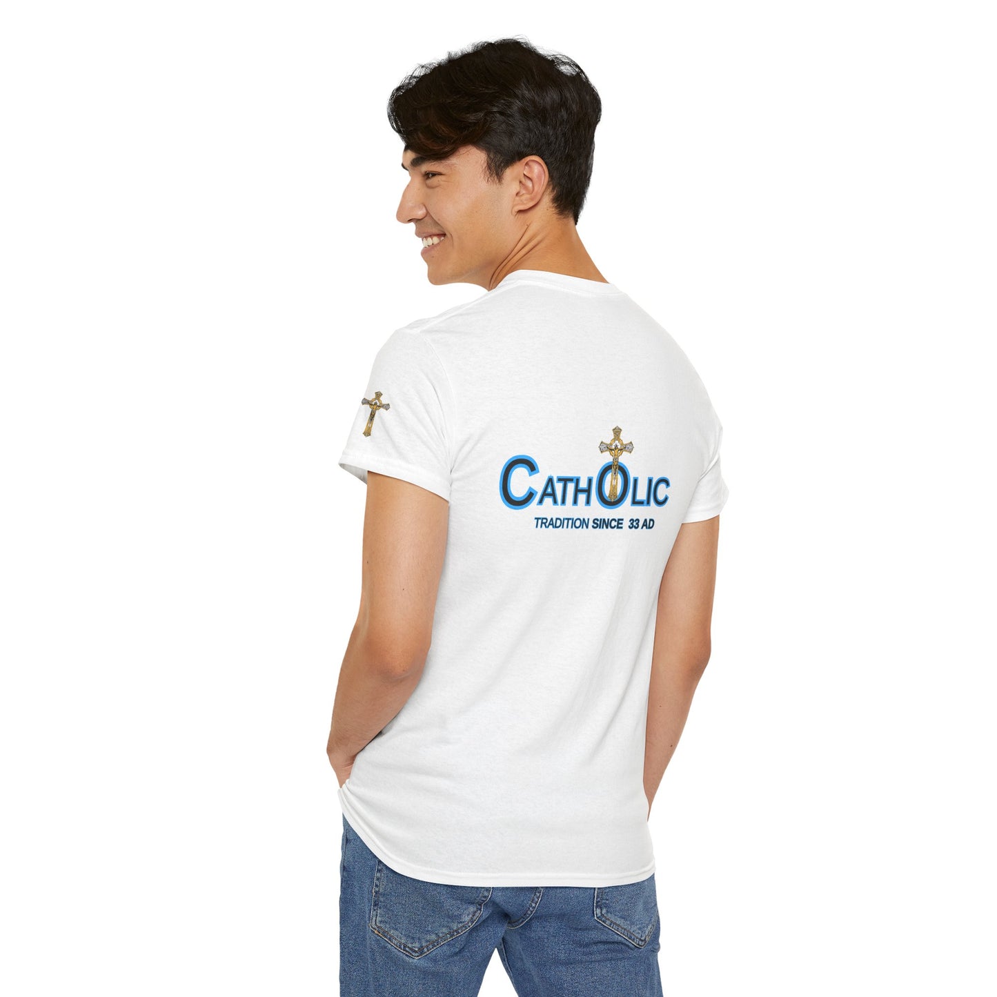 Catholic T‑Shirt "Catholic — Tradition Since 33 AD" — Christian Faith Tee (CT)