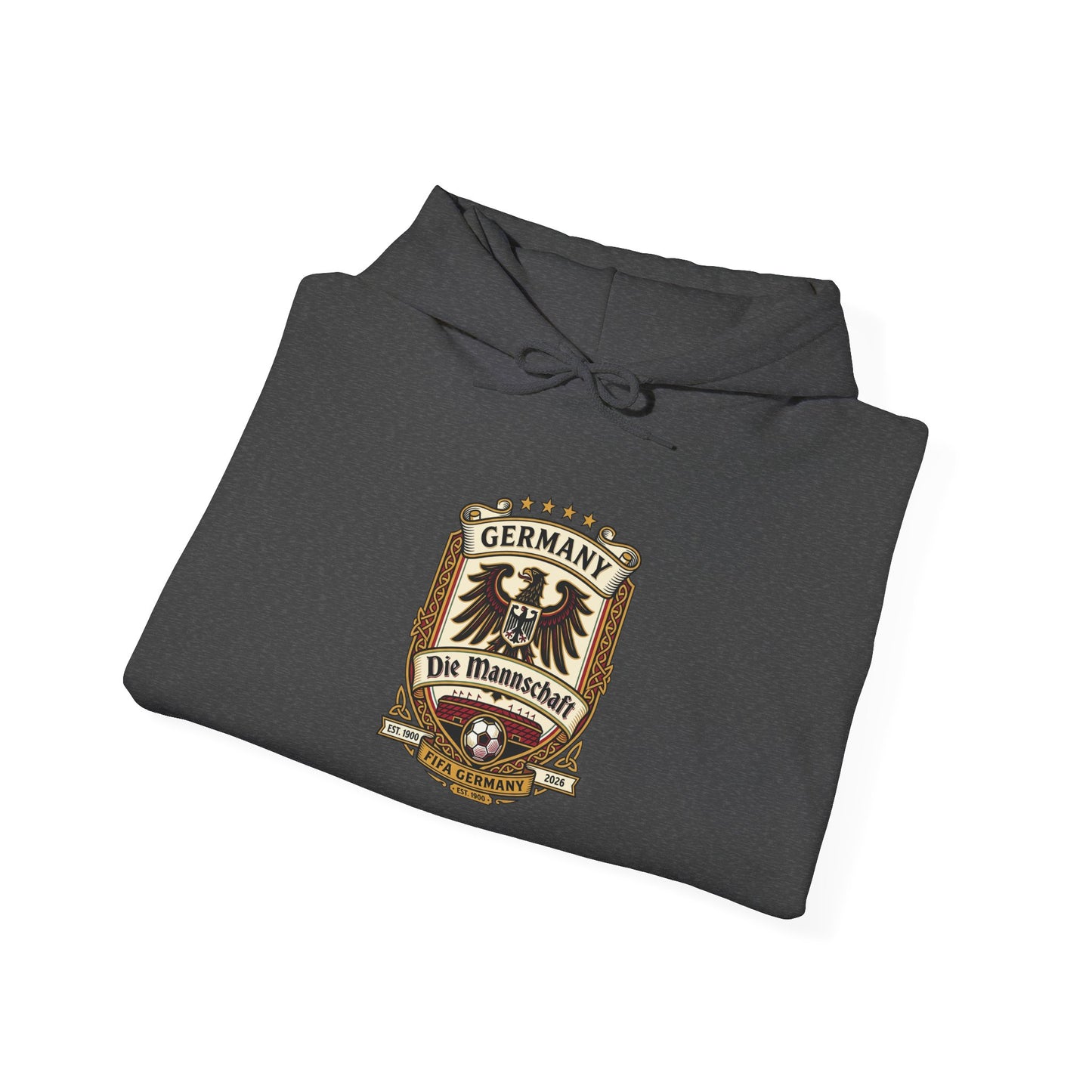 Germany Soccer Die Mannschaft Crest Hoodie – Vintage Germany Soccer Crest Pullover
