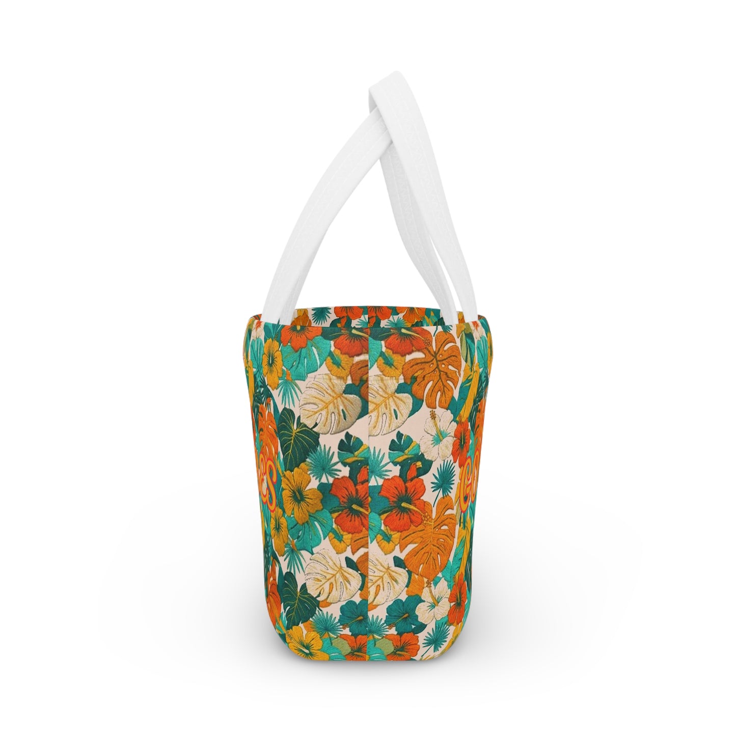Tropical 'Good Vibes' Lunch Bag — Insulated Summer Cooler Tote - Trending Novelties & Gifts