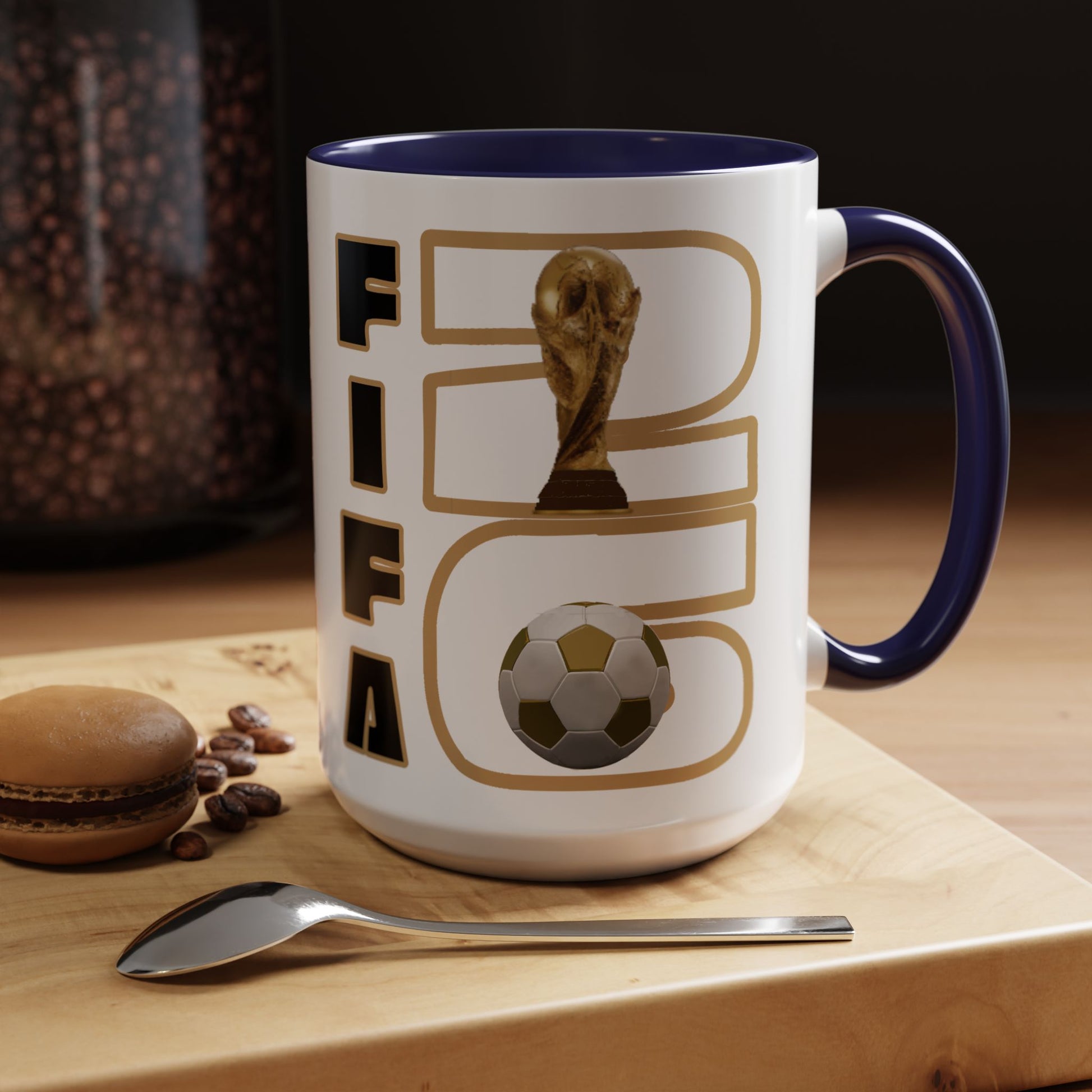 FIFA World Cup '26 Coffee Mug — Soccer Trophy & Ball Graphic 11/15oz - Trending Novelties & Gifts