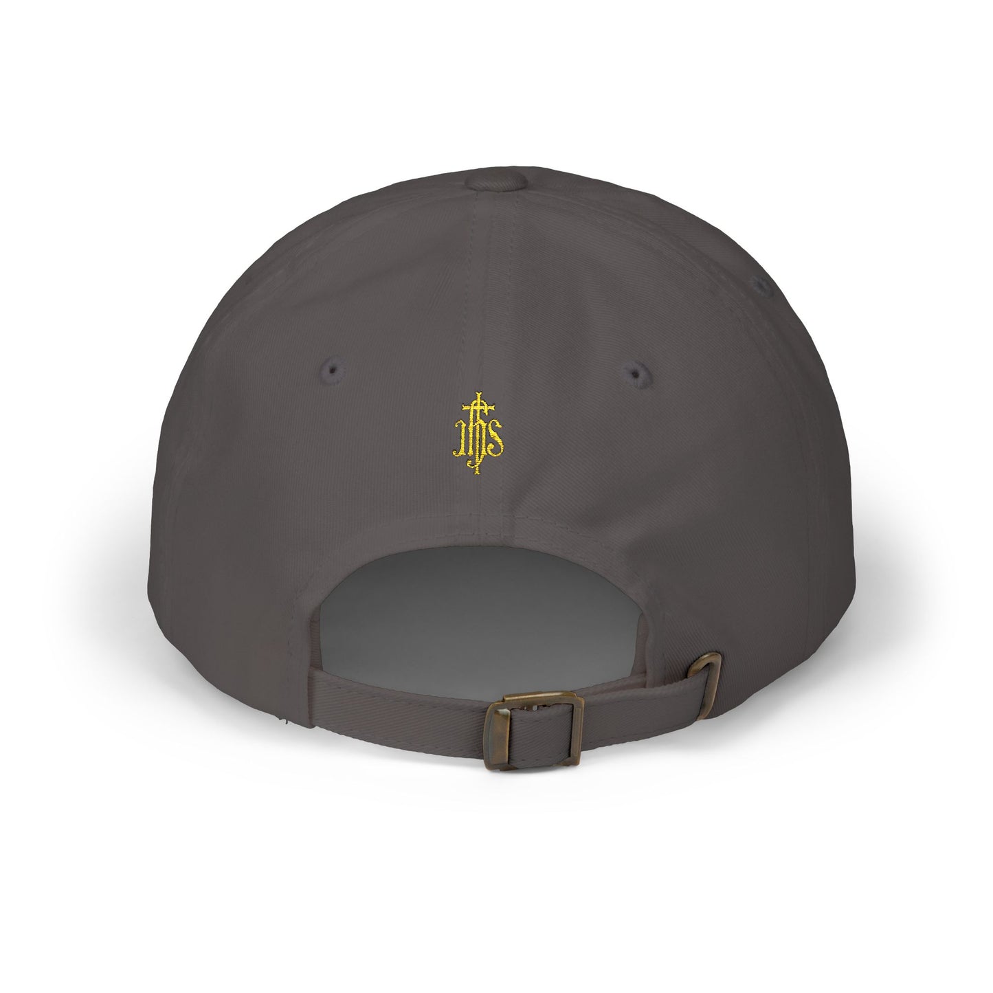Dad Cap — Embroidered Catholic IHS Monogram Baseball Cap (EM)