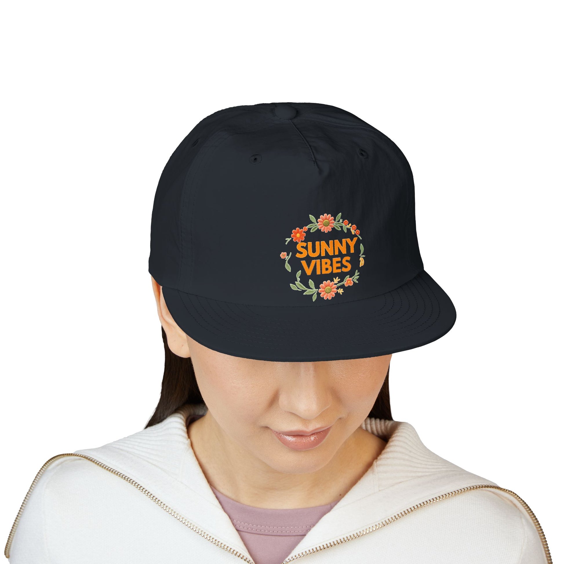 Sunny Vibes Surf Cap — Summer Floral Beach Hat - Trending Novelties & Gifts