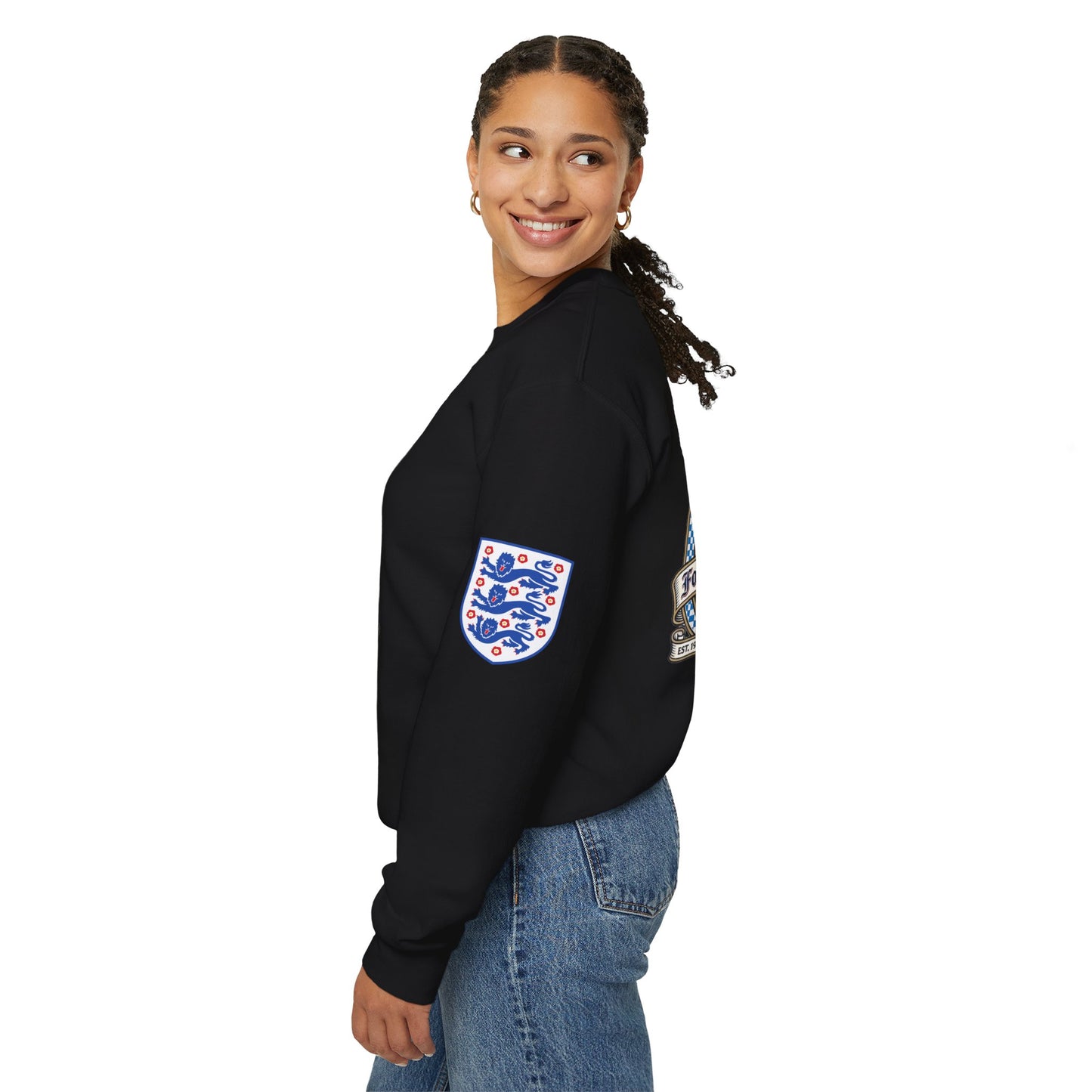 England's Soccer Fans' Crewneck Sweatshirt - "Football's Coming Home"