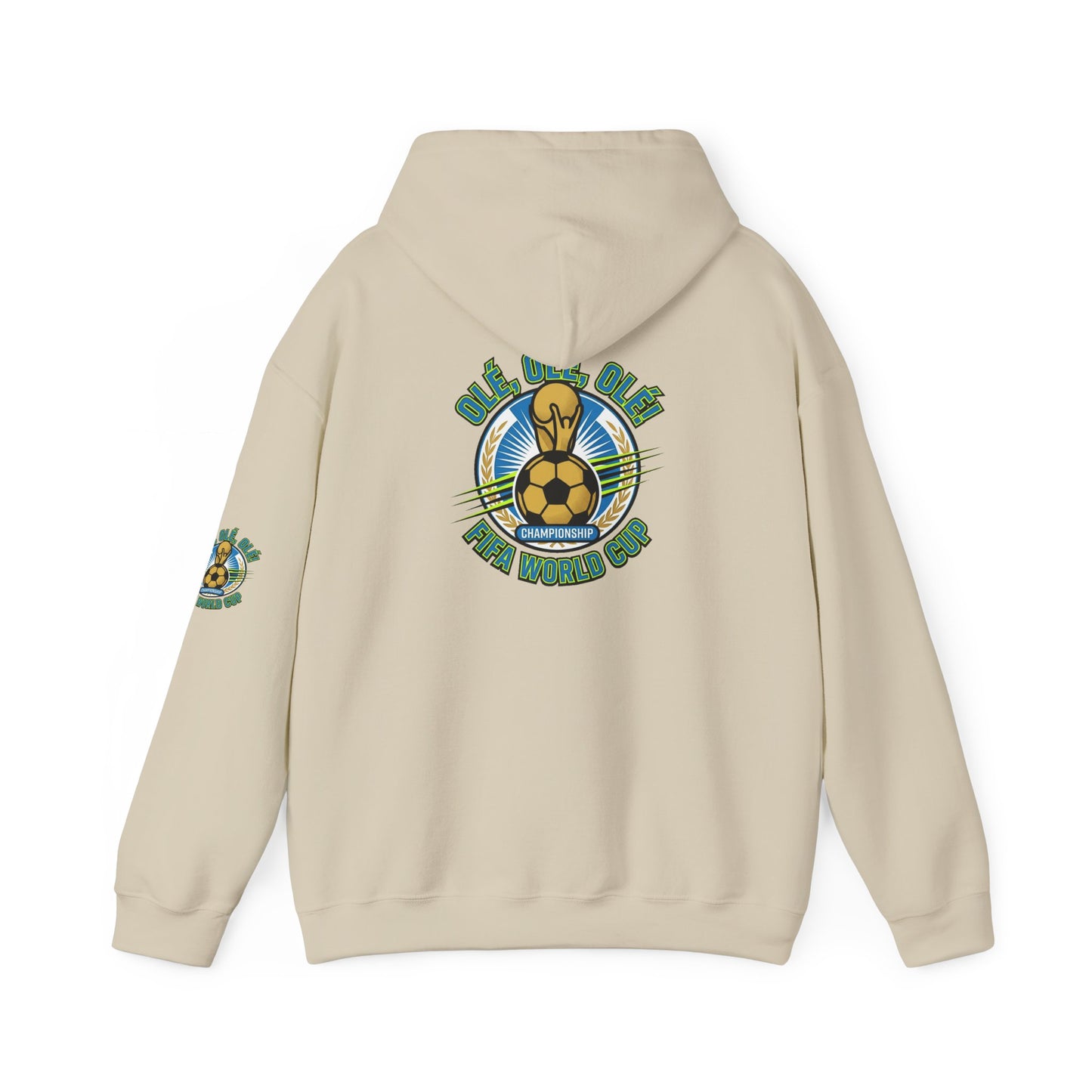 Soccer Champions Graphic Hoodie — World Cup Vintage Trophy Design Hoodie - Trending Novelties & Gifts