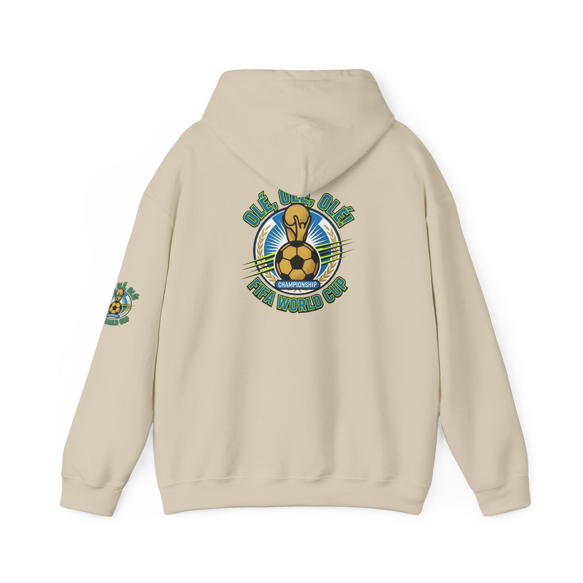Soccer Champions Graphic Hoodie — World Cup Vintage Trophy Design Hoodie - Trending Novelties & Gifts