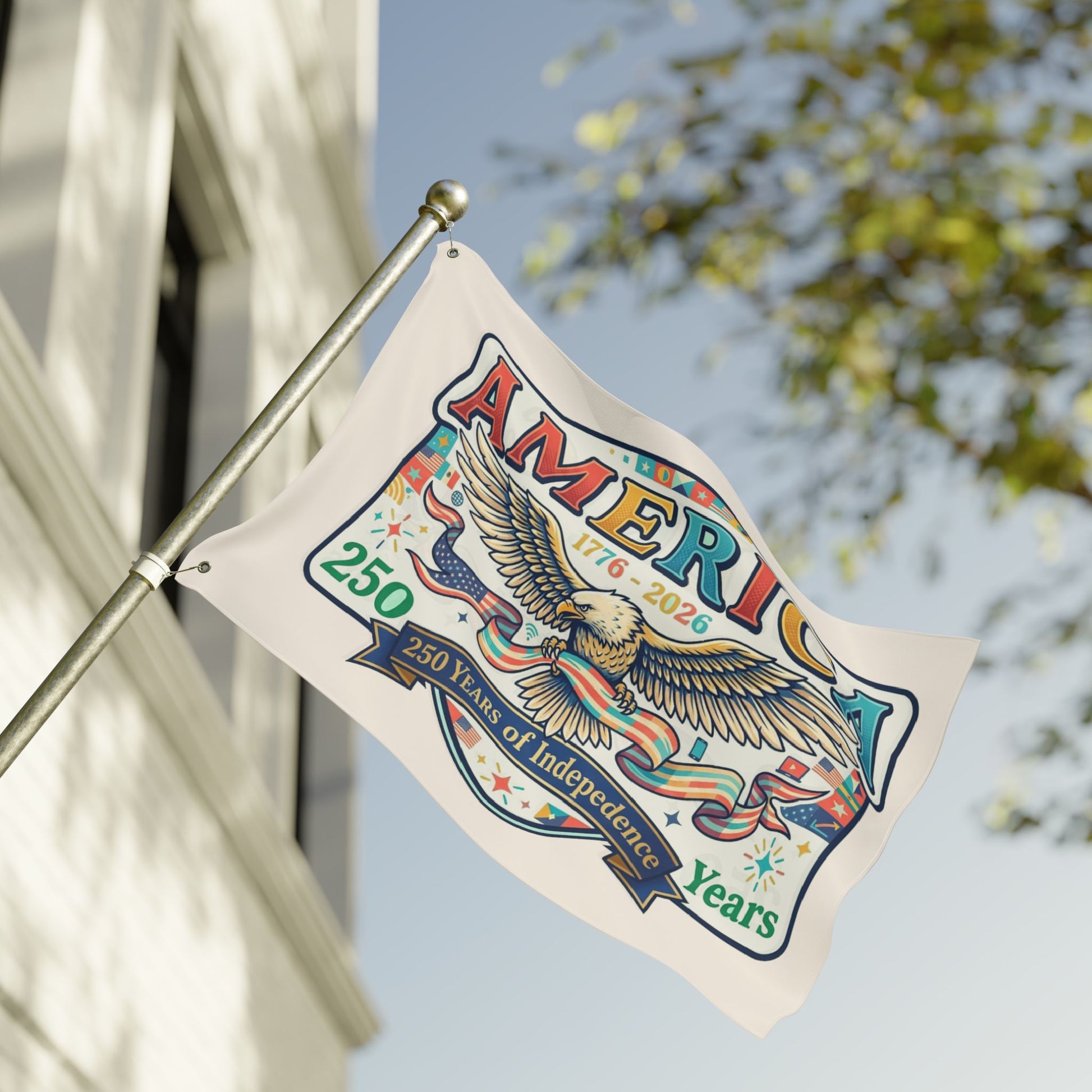 America 250th Anniversary Double-Sided Flag — USA 250th ANNIVERSARY Double-Sided Banner - Trending Novelties & Gifts