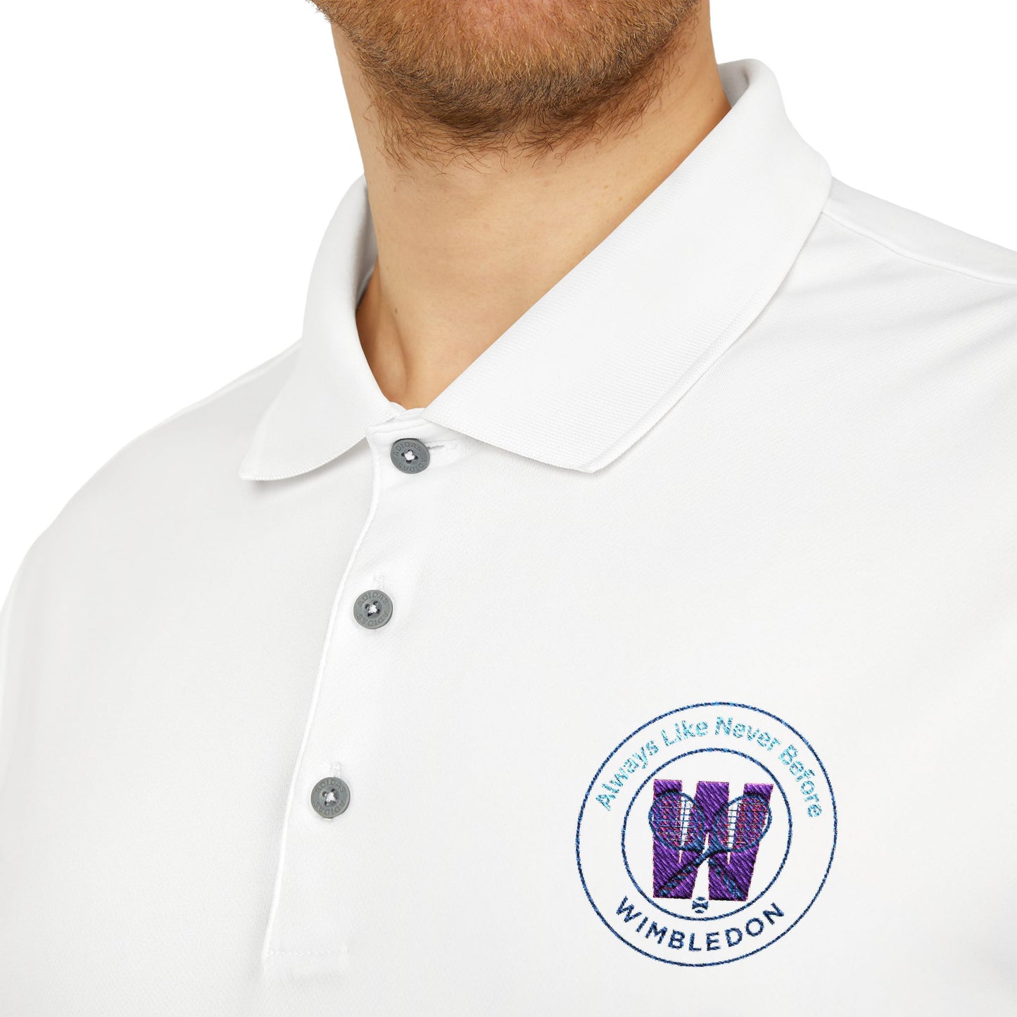 Wimbledon  Adidas Tennis Polo Shirt 1