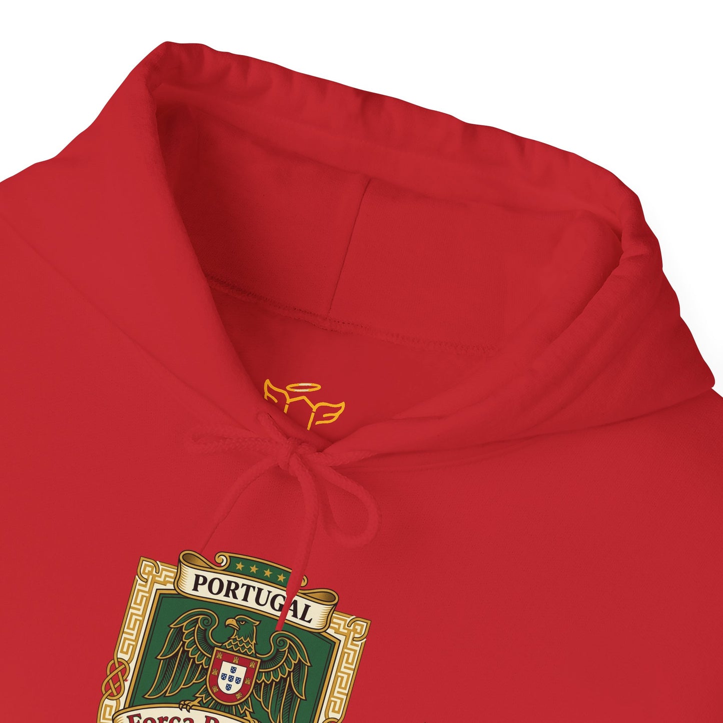 Portugal Soccer Crest Hoodie — Classic Portuguese Pride Pullover