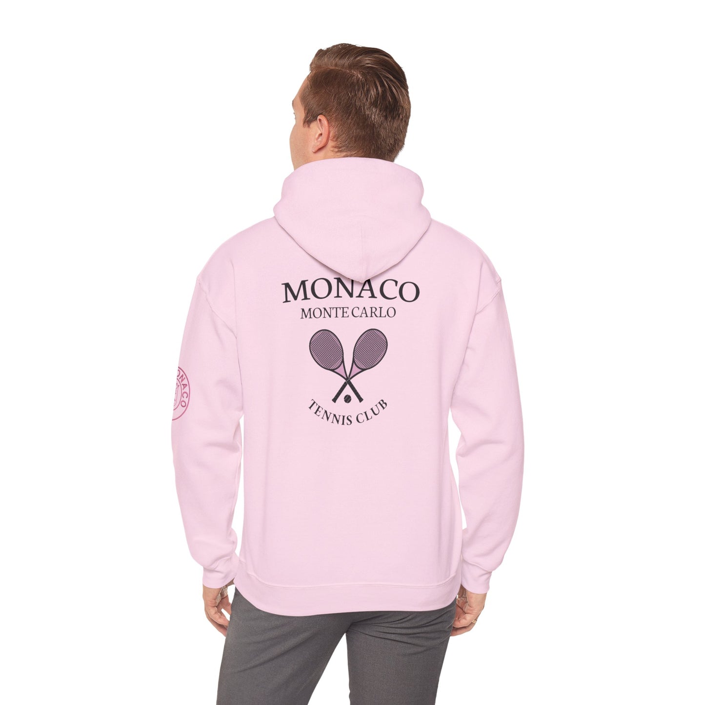 Monaco Monte Carlo Tennis Club Hoodie – Vintage Racket Logo Pullover