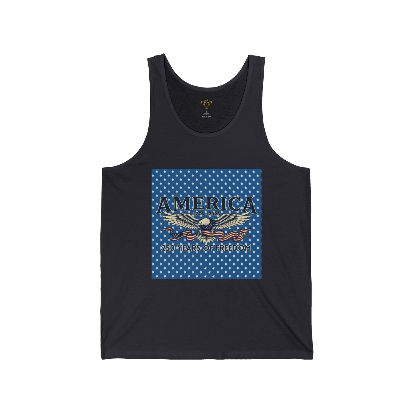 America  250 Years ANNIVERSARY Eagle Tank Top — USA 250th ANNIVERSARY Graphic Tank Top - Trending Novelties & Gifts