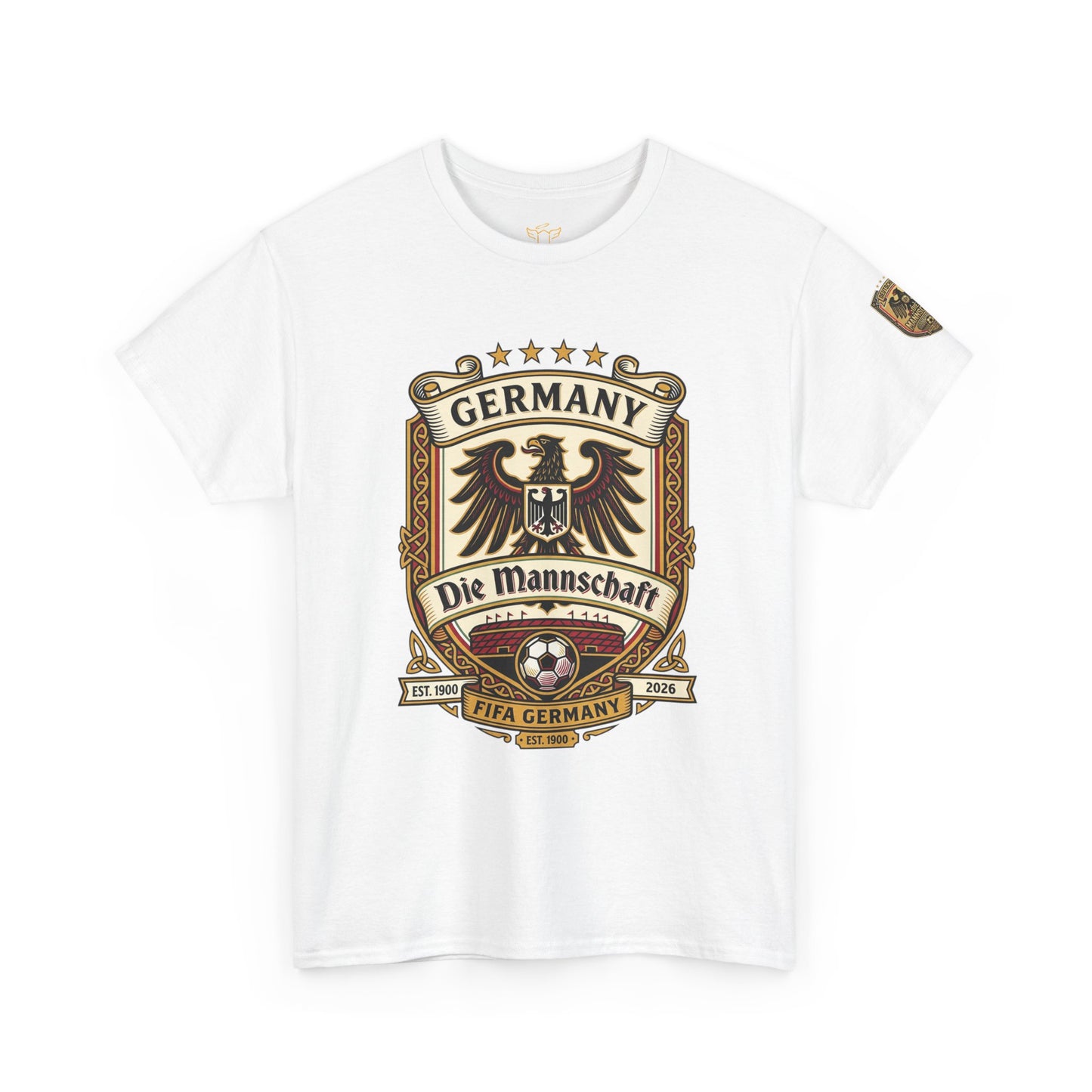 Germany Soccer Crest T-Shirt – "Die Mannschaft" Football Jersey Tee