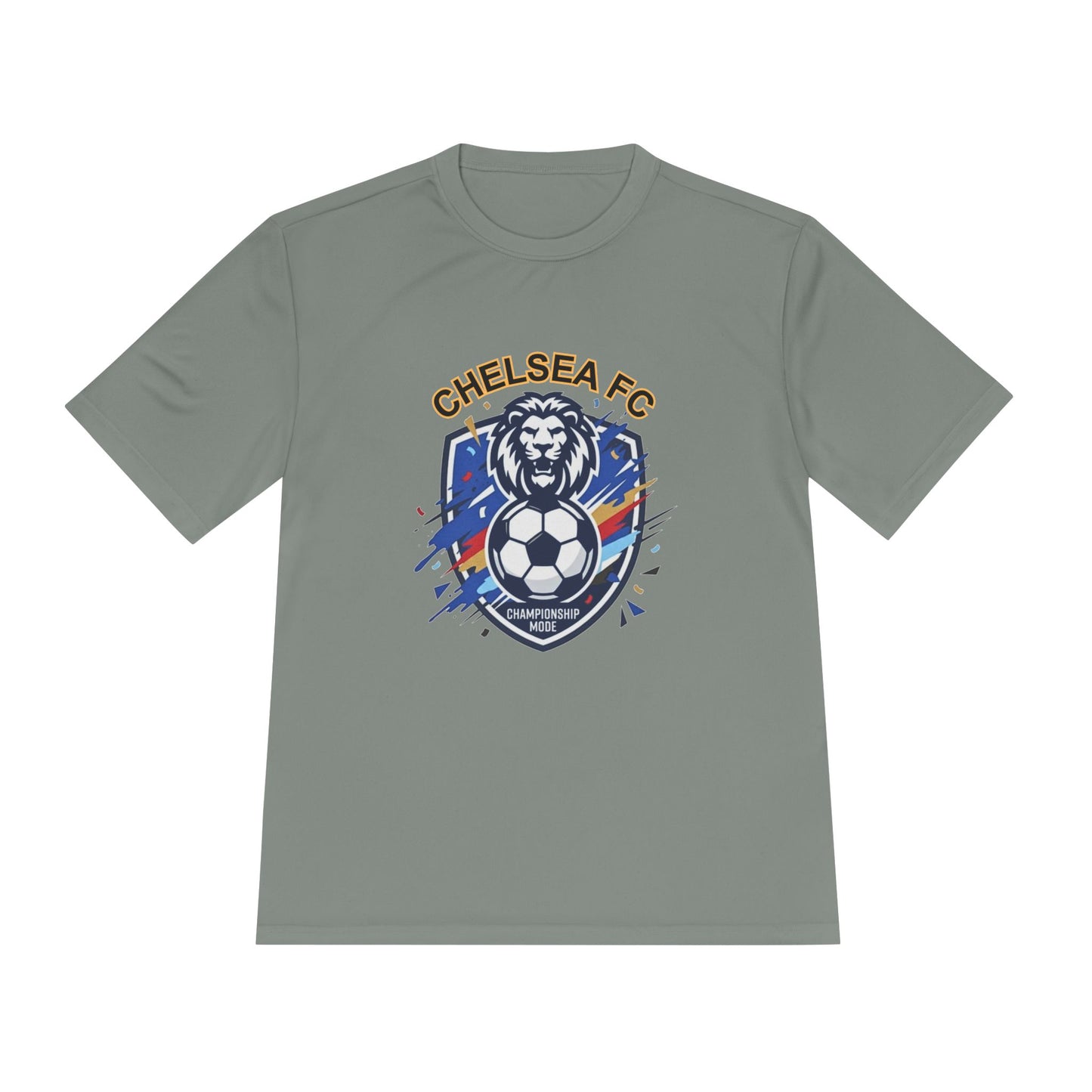 Chelsea FC Lion Soccer Tee — 'Keep the Blue Flag Flying High' Moisture-Wicking Shirt