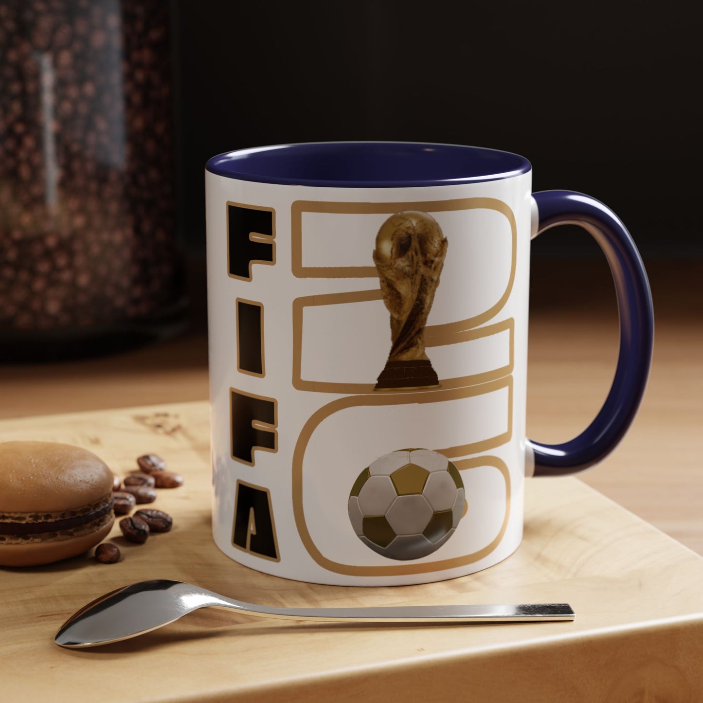 FIFA World Cup '26 Coffee Mug — Soccer Trophy & Ball Graphic 11/15oz - Trending Novelties & Gifts