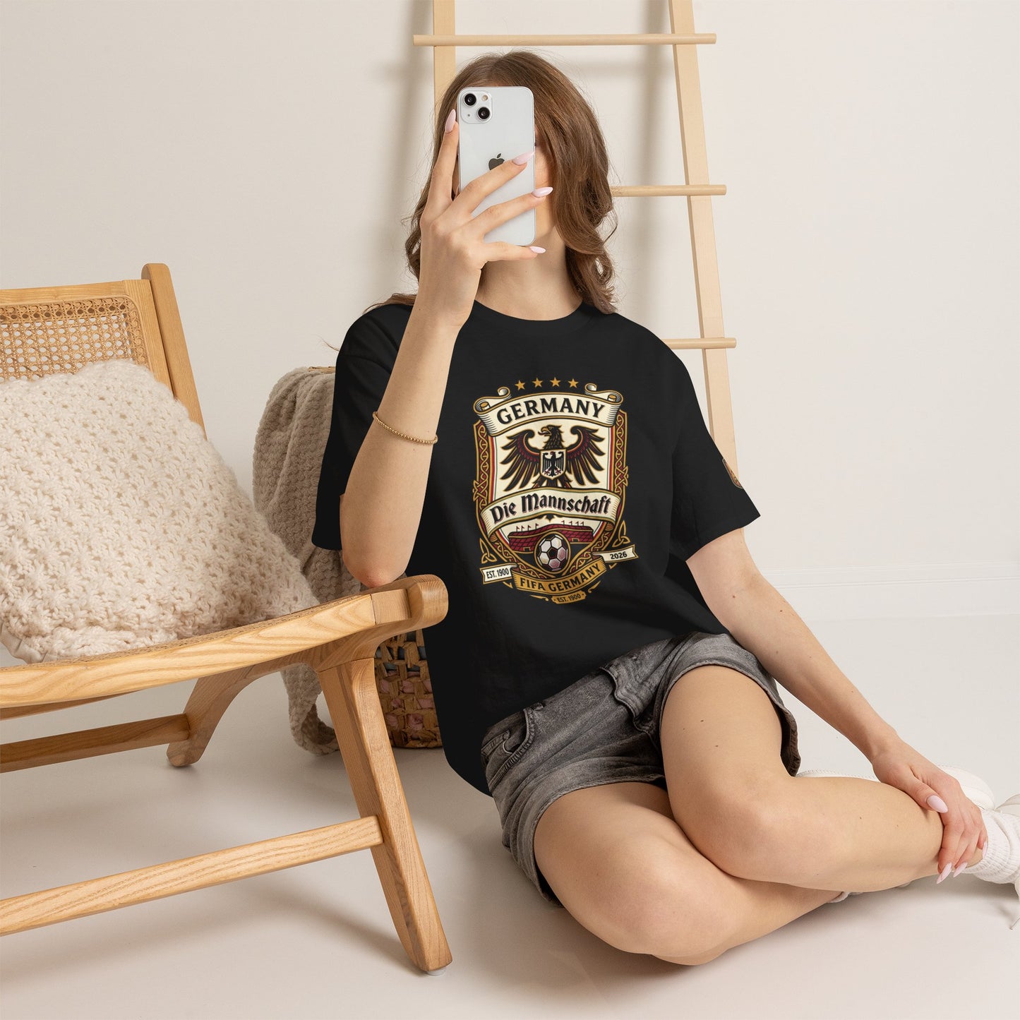 Germany Soccer Crest T-Shirt – "Die Mannschaft" Football Jersey Tee