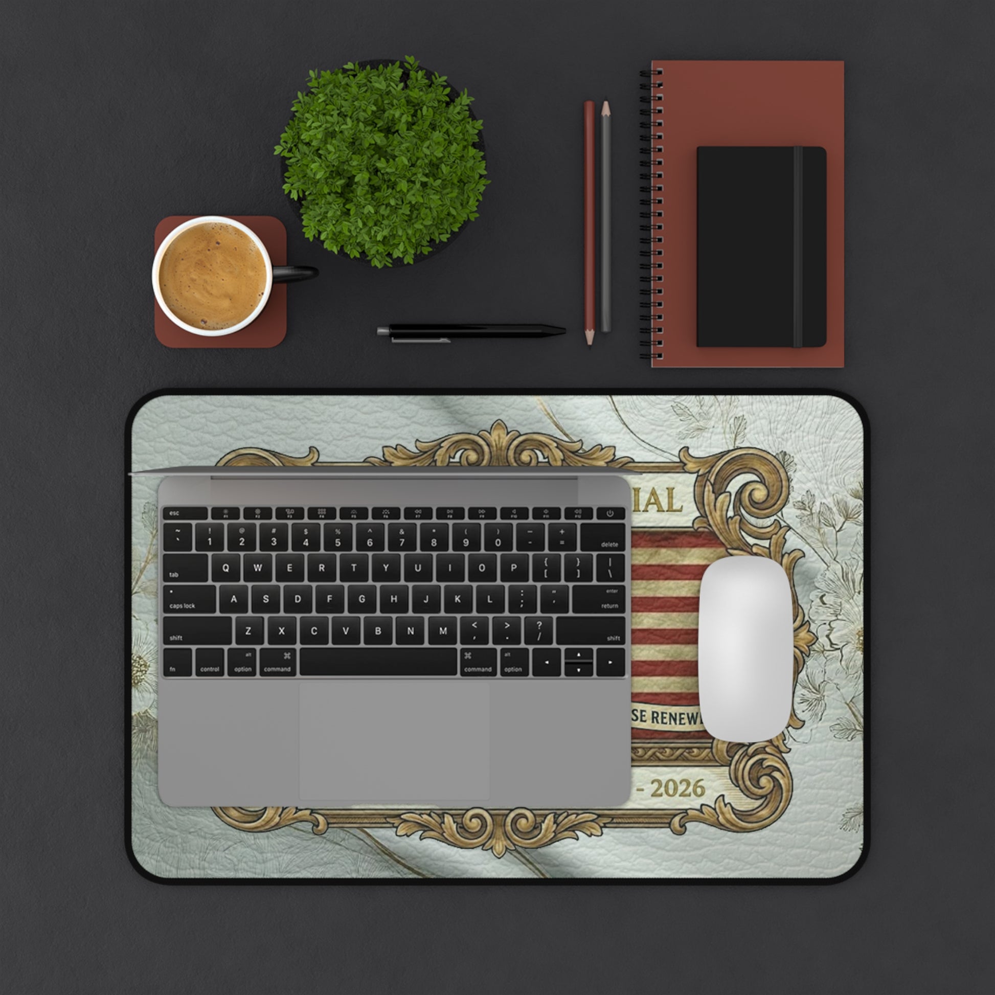USA 250th ANNIVERSARY  (Semiquincentennial) Commemorative Desk Mat |  America 250 Years of Freedom Vintage Design Desk Mat - Trending Novelties & Gifts