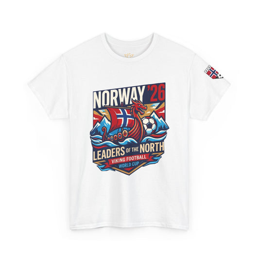 Leaders of the North: Norway '26 Soccer Fan Tee