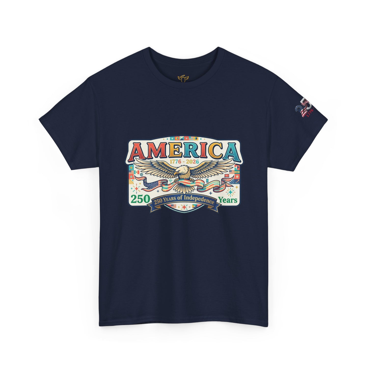 USA 250th ANNIVERSARY Vintage Graphic Tee — 250 Years Patriotic Independence Day Shirt - Trending Novelties & Gifts