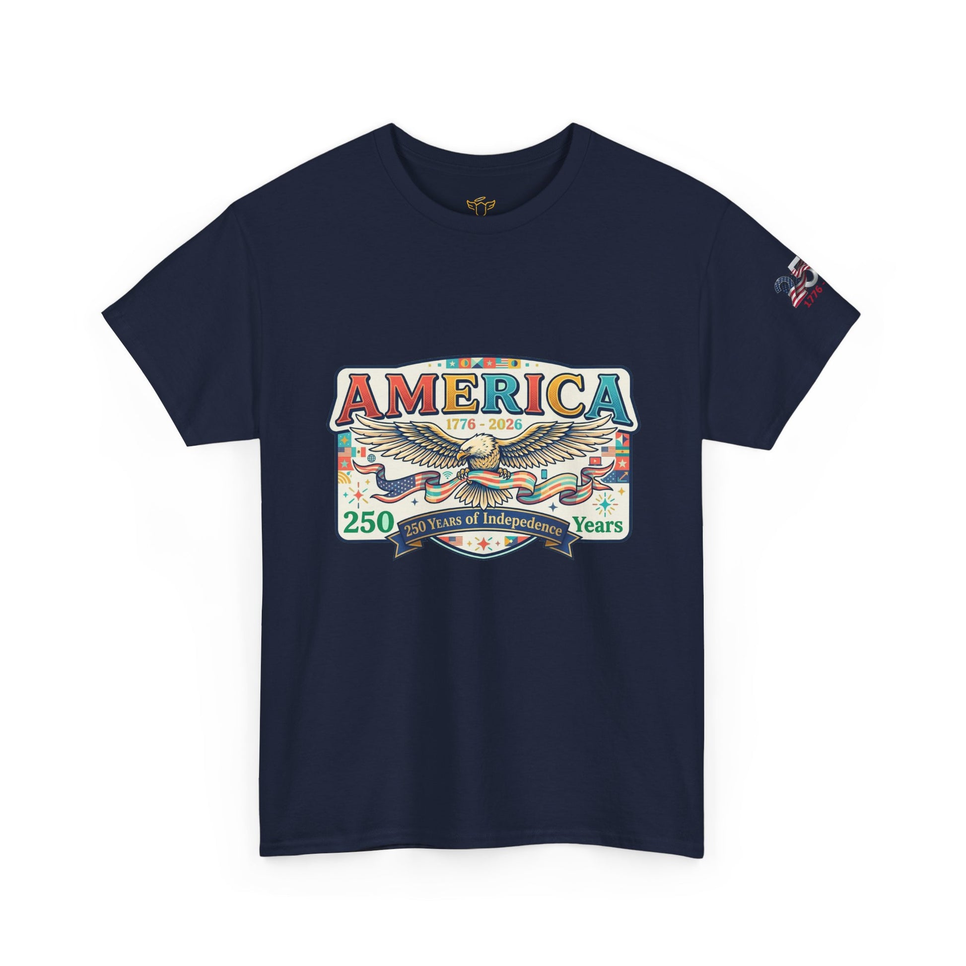 USA 250th ANNIVERSARY Vintage Graphic Tee — 250 Years Patriotic Independence Day Shirt - Trending Novelties & Gifts