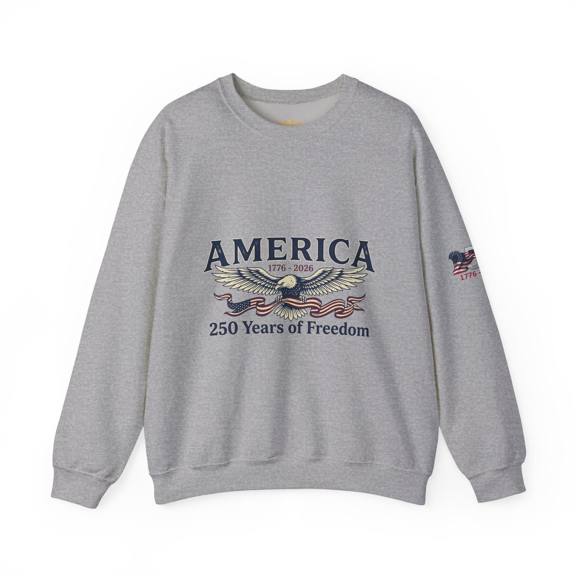 USA 250th Anniversary Crewneck Sweatshirt | America's 250 Years of Freedom Sweatshirt - Trending Novelties & Gifts