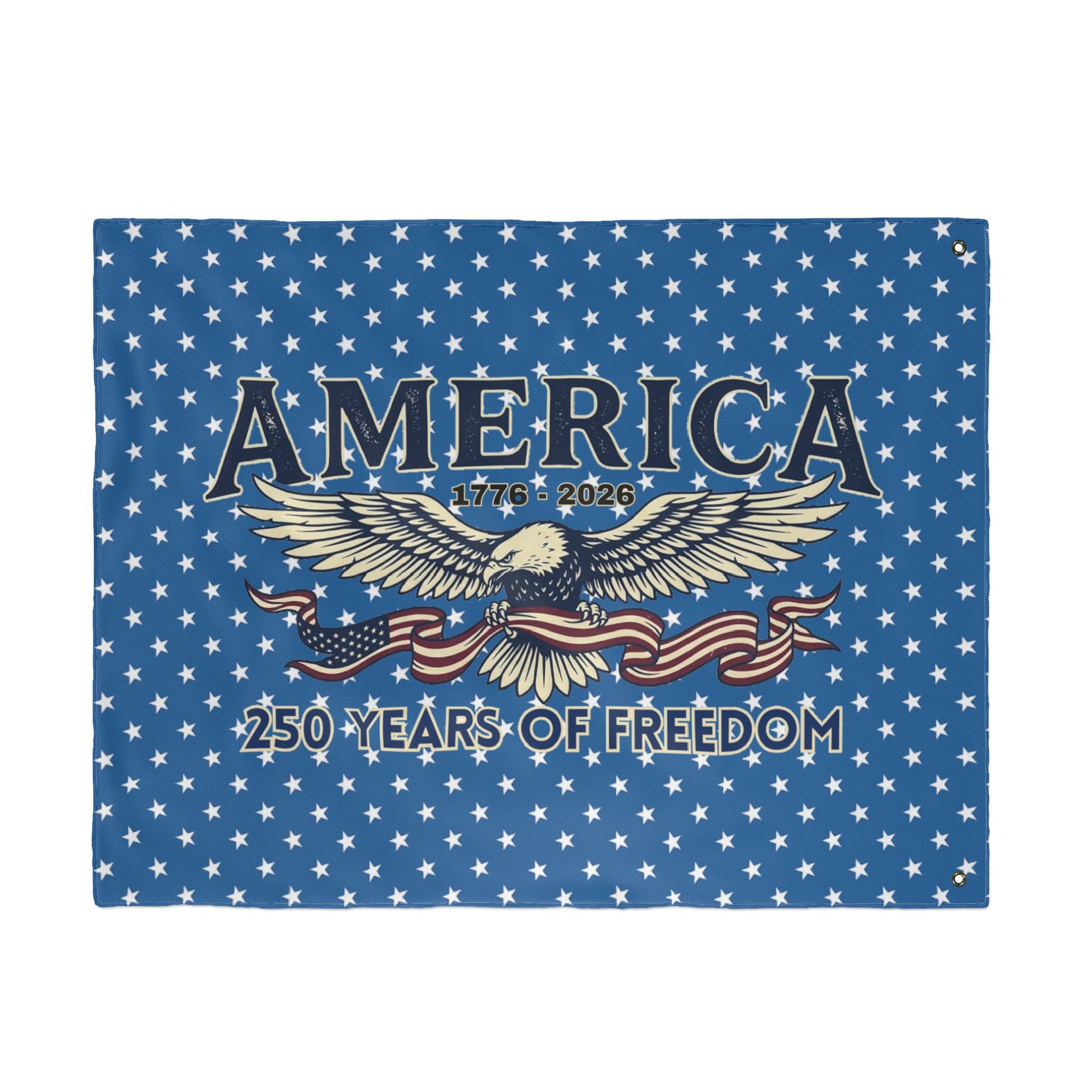 America 250 Years of Freedom Double-Sided Flag with Eagle | USA 250th ANNIVERSARY Double-Sided Flag - Trending Novelties & Gifts