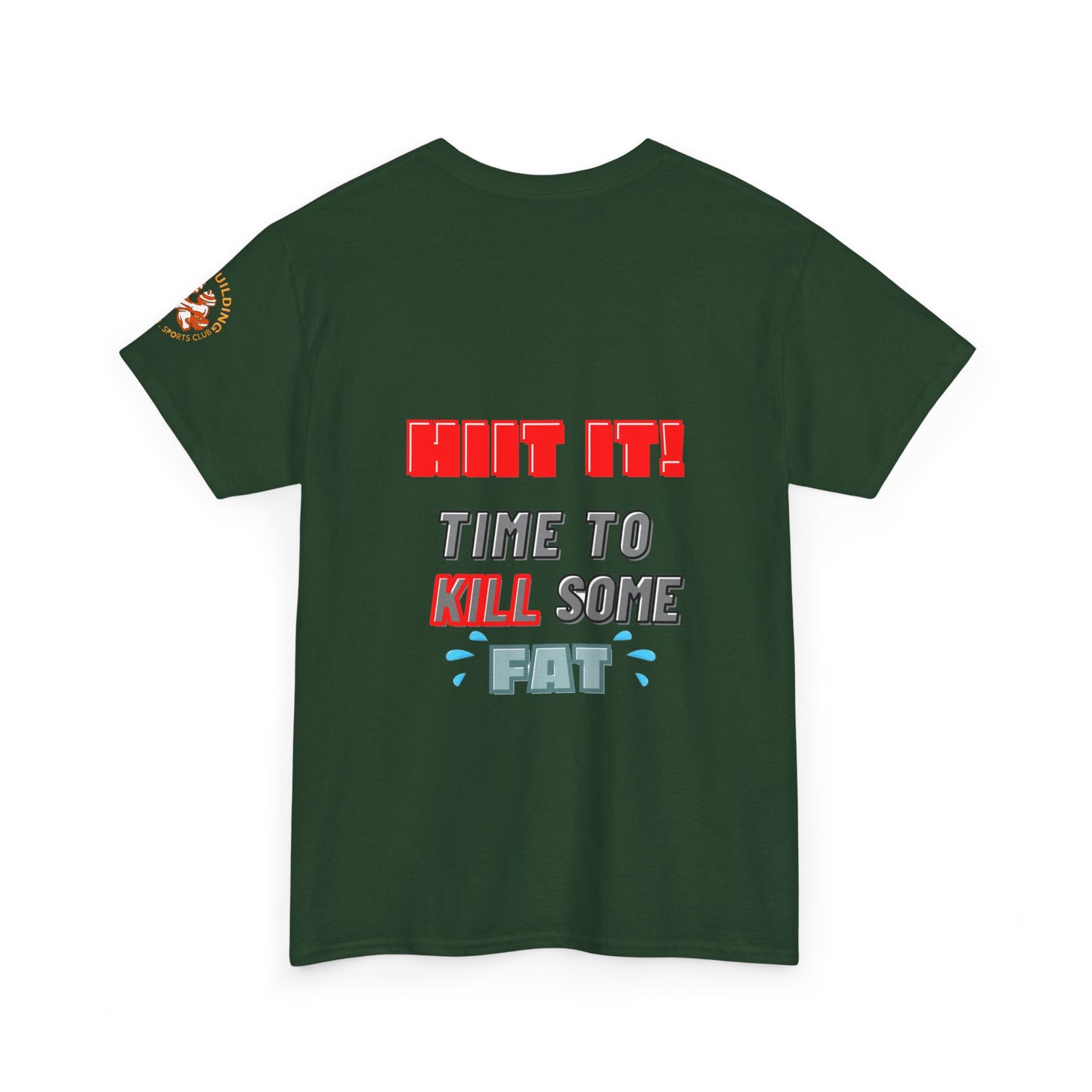 Fitness Quotes Unisex Cotton Tee for HIIT enthusiasts. FQT