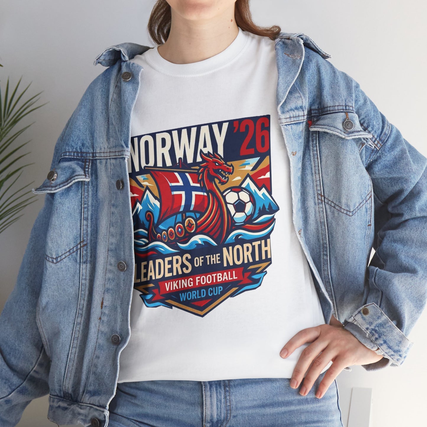 Leaders of the North: Norway '26 Soccer Fan Tee