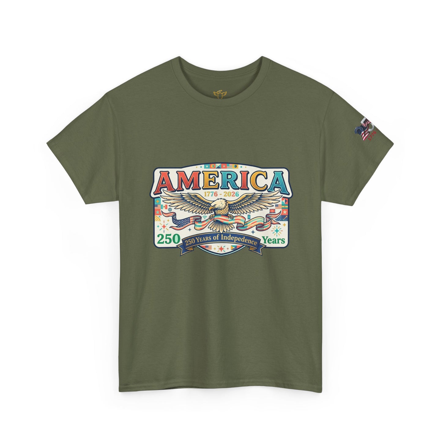 USA 250th ANNIVERSARY Vintage Graphic Tee — 250 Years Patriotic Independence Day Shirt - Trending Novelties & Gifts