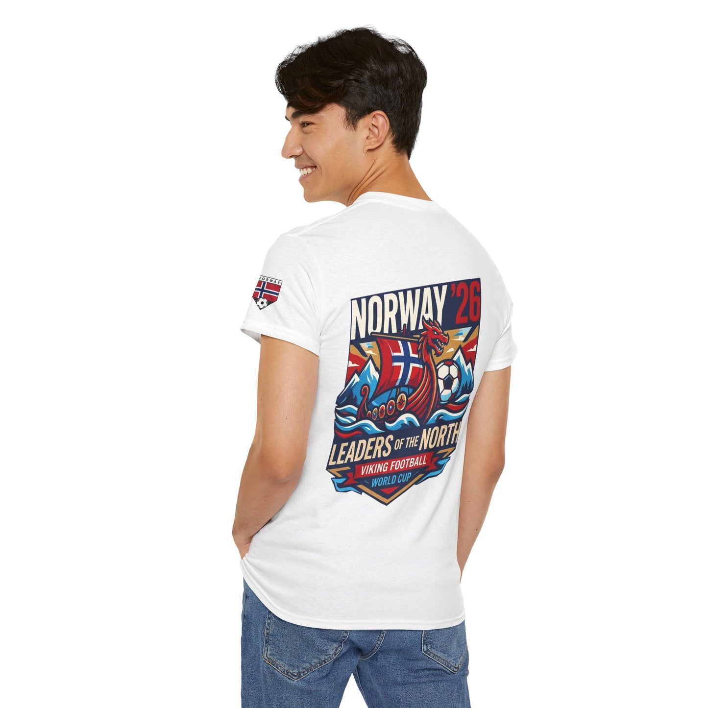 Leaders of the North: Norway '26 Soccer Fan Tee