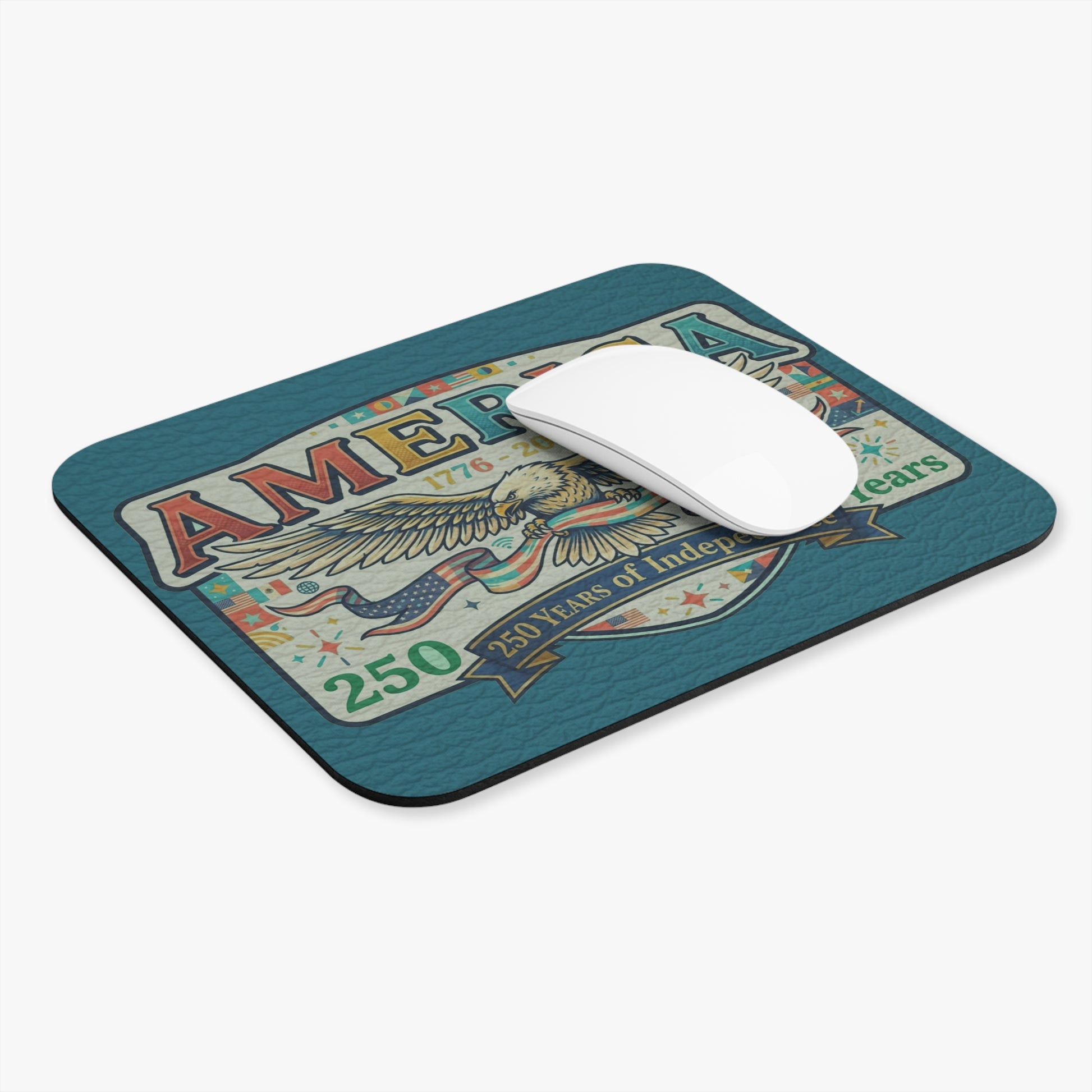 USA 250th ANNIVERSARY Eagle Mouse Pad | America 250 Years of Independence Desk Mat - Trending Novelties & Gifts