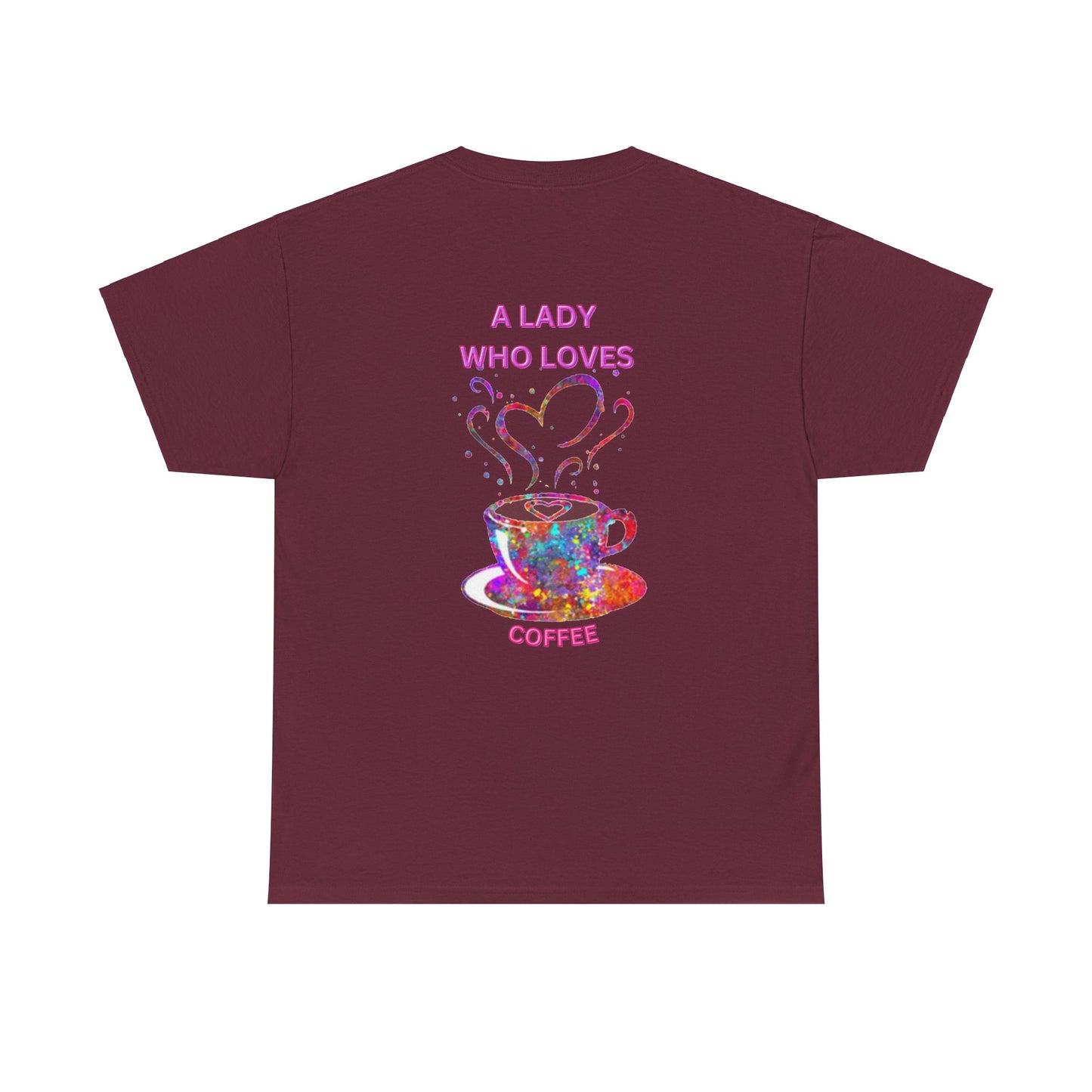 Coffee Lover Cotton Tee - For Women Who Love Coffee