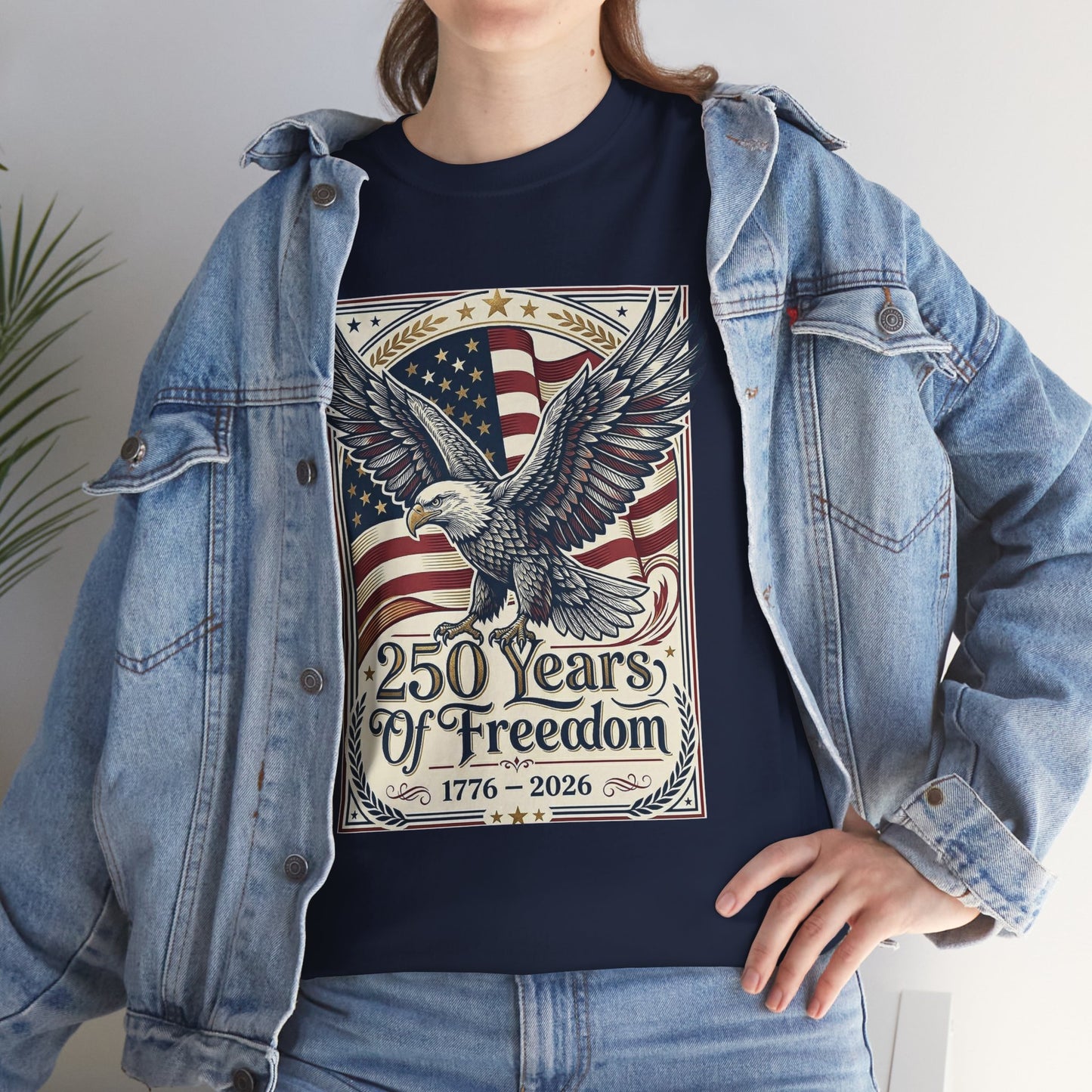USA 250th ANNIVERSARY Eagle T-Shirt —  AMERICA'S 250 Years ANNIVERSARY of Freedom Tee - Trending Novelties & Gifts