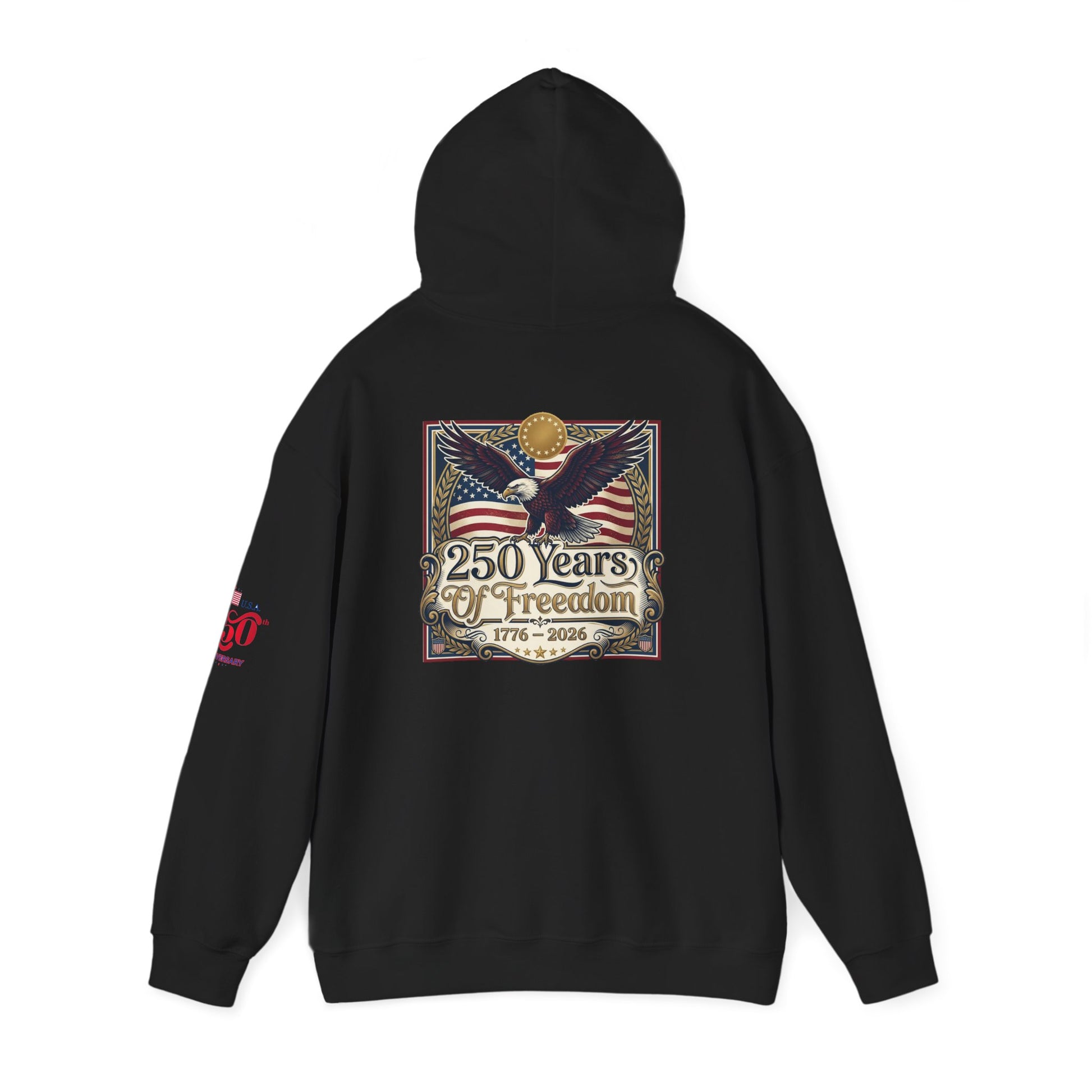 USA 250th ANNIVERSARY Hoodie — America 250 years Anniversary Patriotic Sweatshirt - Trending Novelties & Gifts