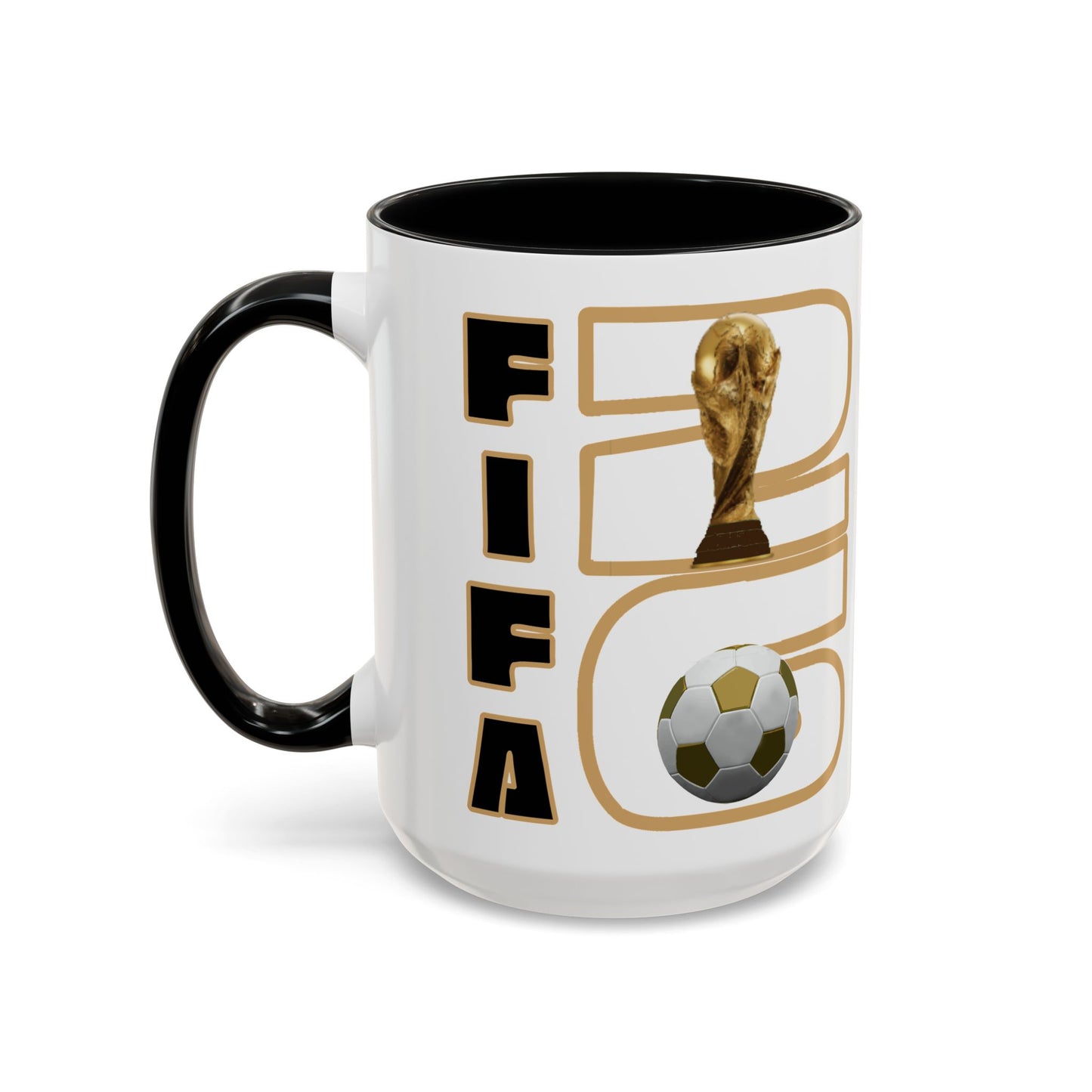 FIFA World Cup '26 Coffee Mug — Soccer Trophy & Ball Graphic 11/15oz - Trending Novelties & Gifts